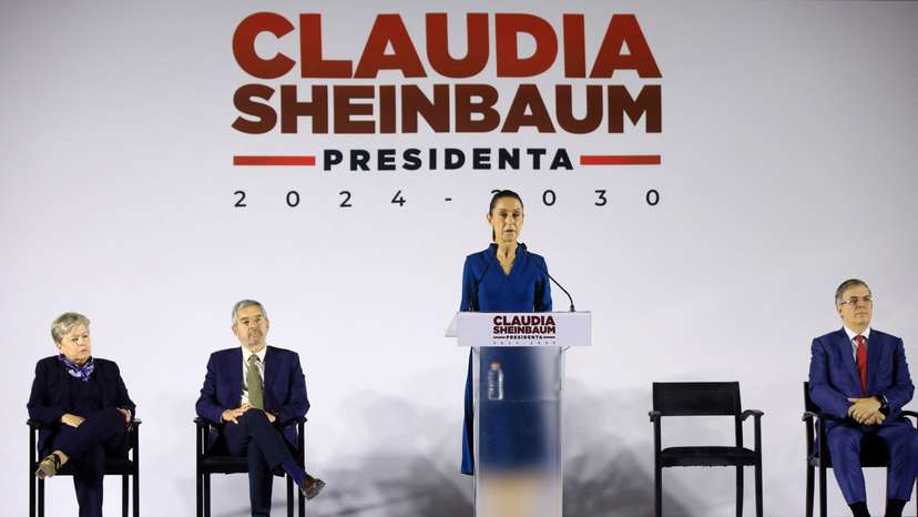 Mexican President-elect Claudia Sheinbaum announces members of her cabinet in Mexico City