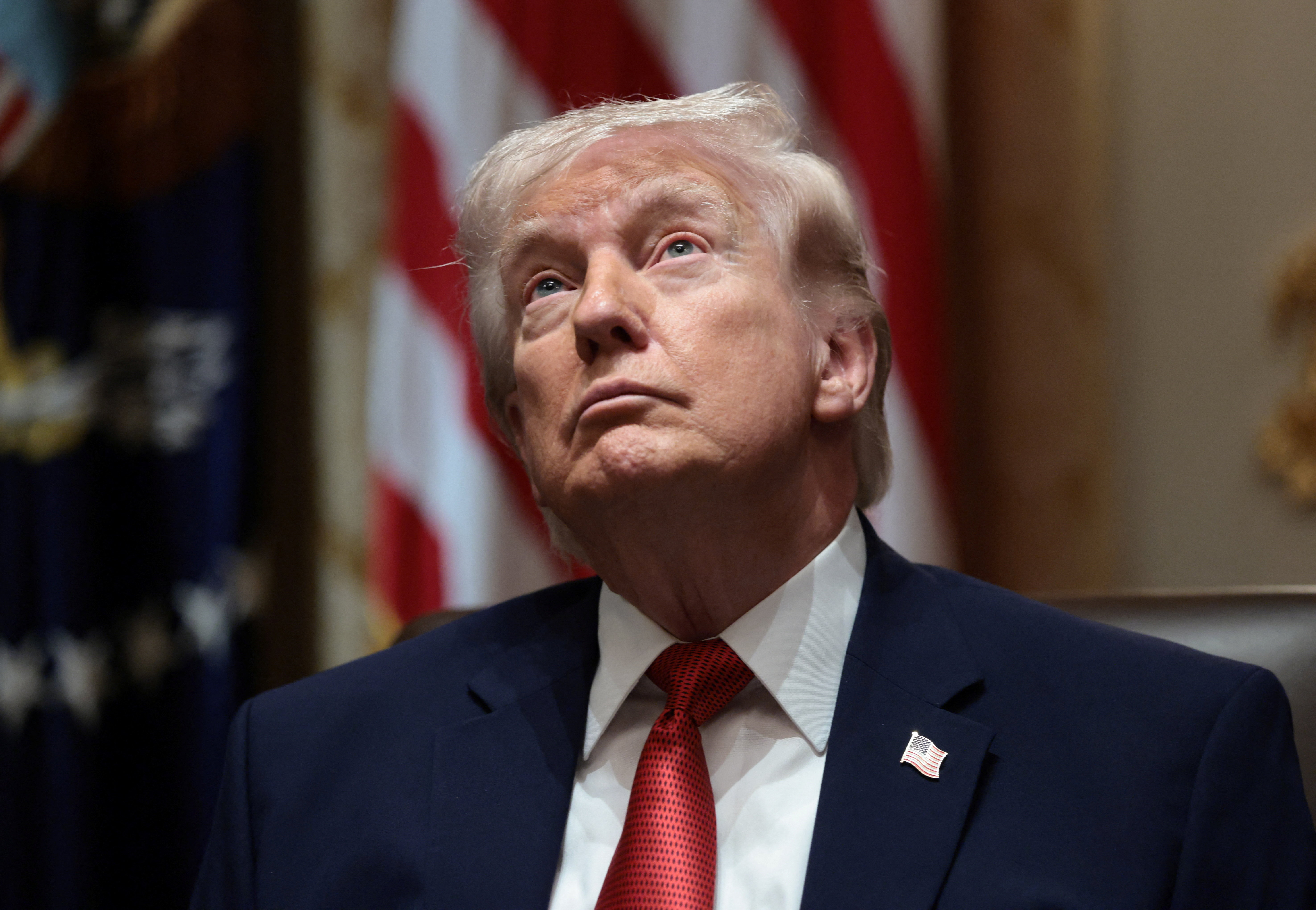 U.S. President Donald Trump holds a cabinet meeting at the White House in Washington