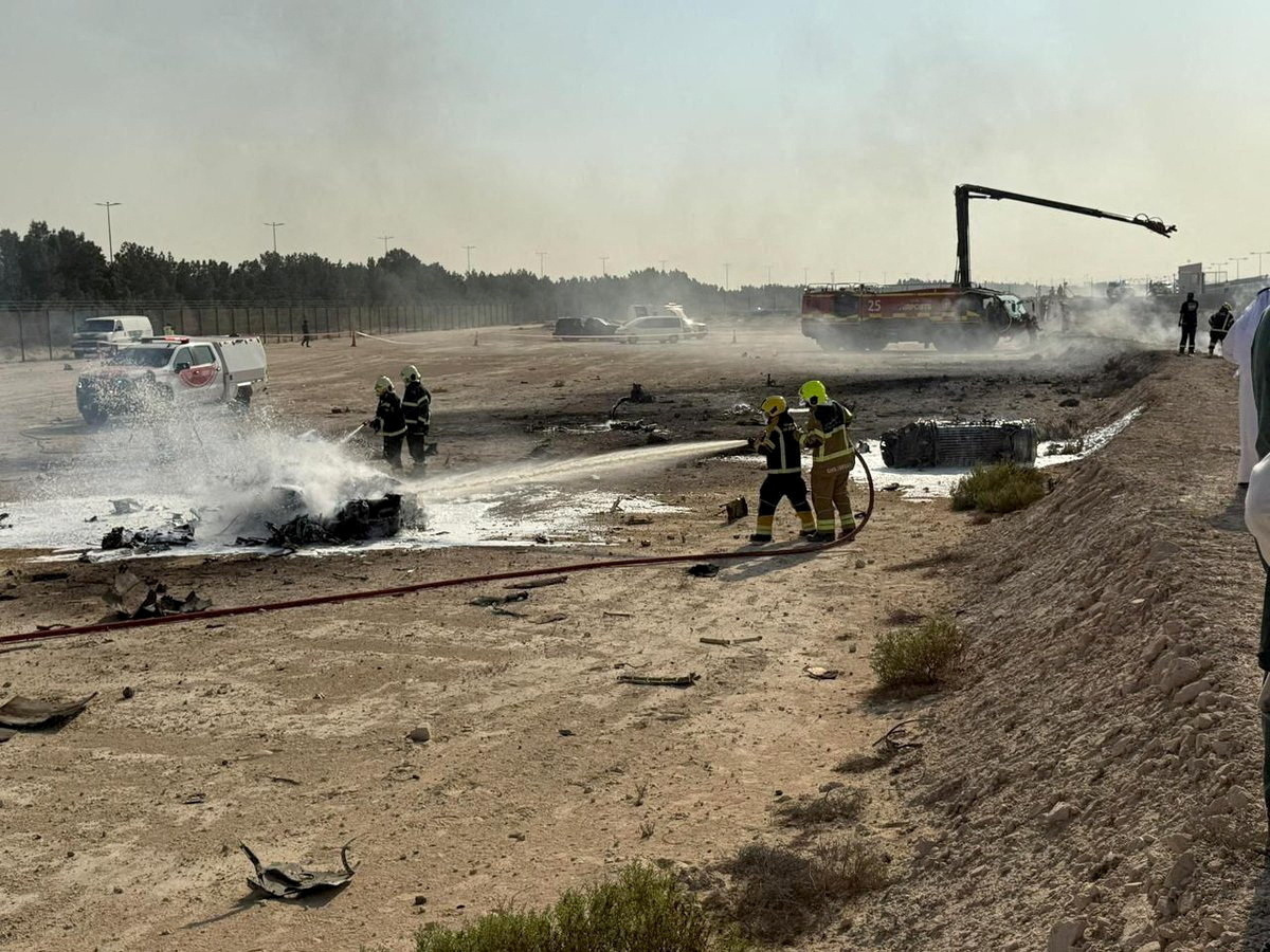 FILE PHOTO: Indian HAL Tejas fighter jet Dubai Air Show crash