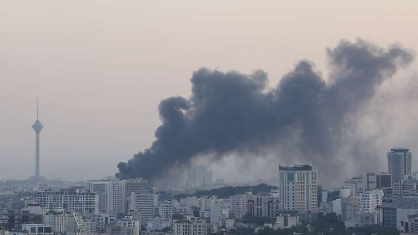 Iranian state broadcaster hit in Tehran