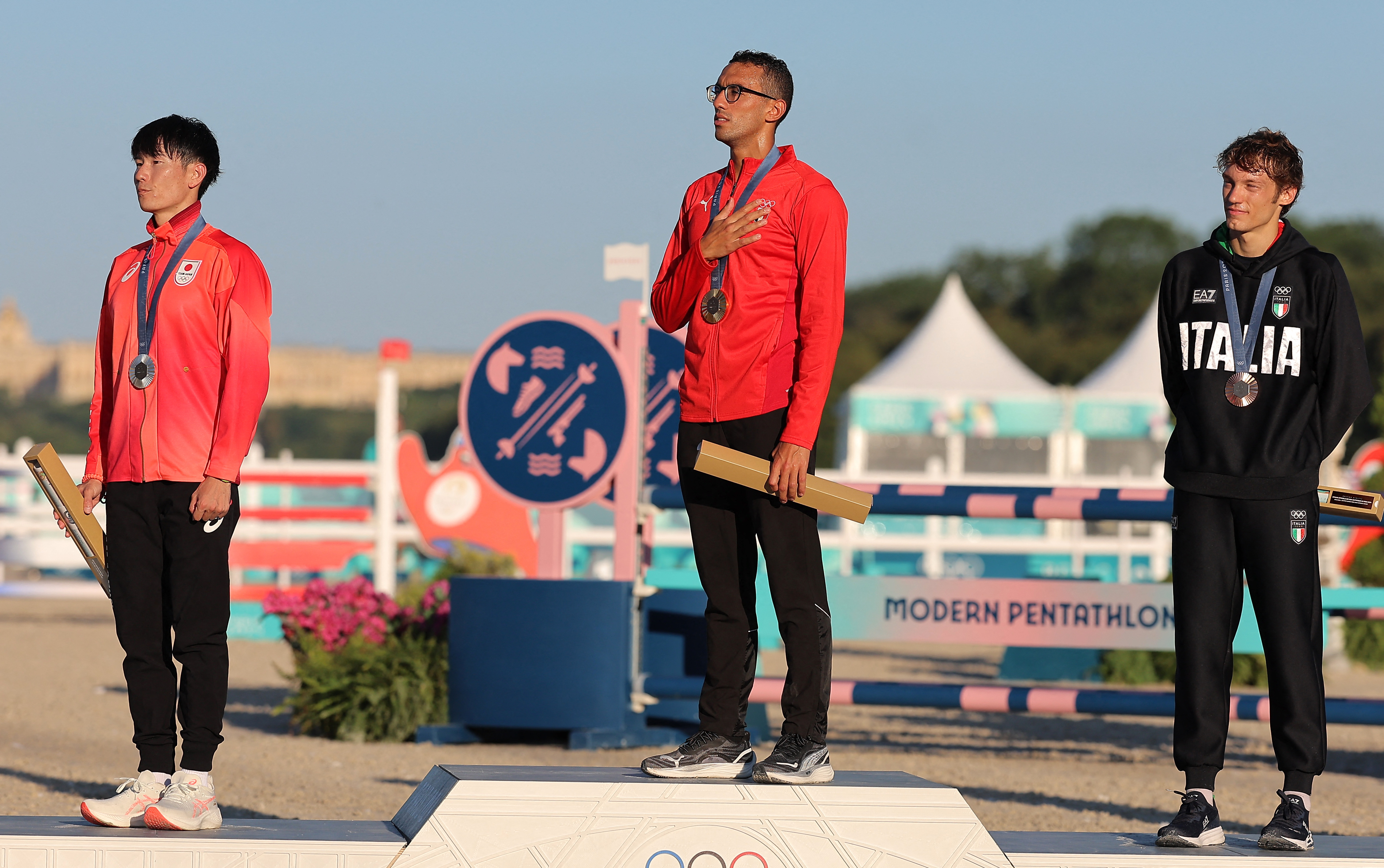 Modern Pentathlon - Men's Victory Ceremony