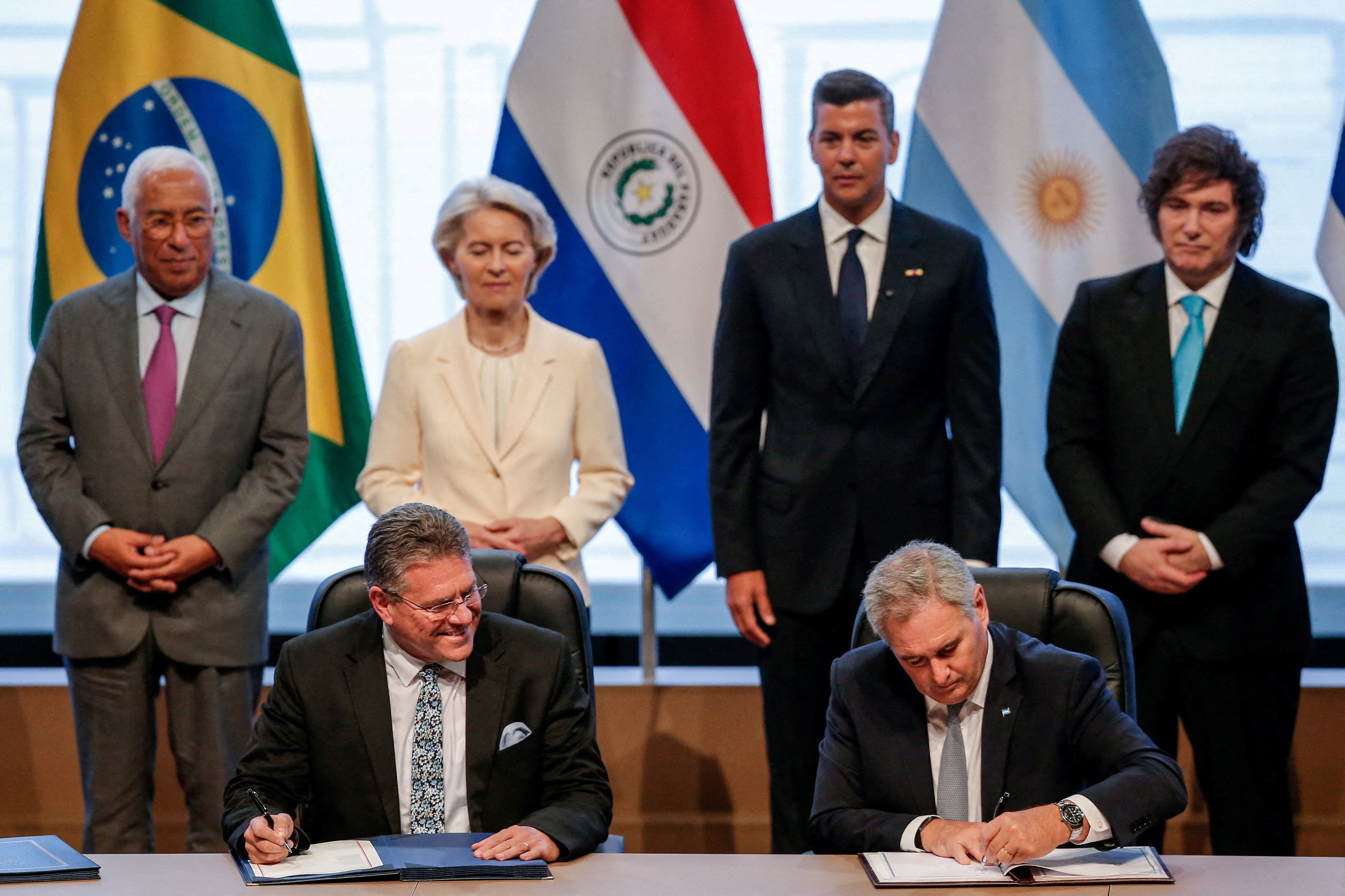 EU-Mercosur trade deal signing in Asuncion