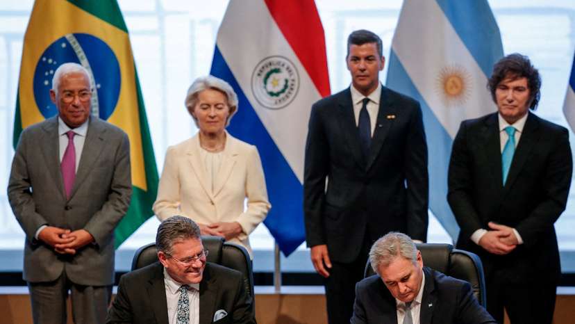 EU-Mercosur trade deal signing in Asuncion