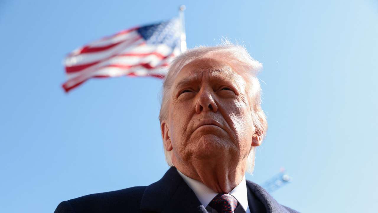 U.S. President Trump departs the White House in Washington, D.C.