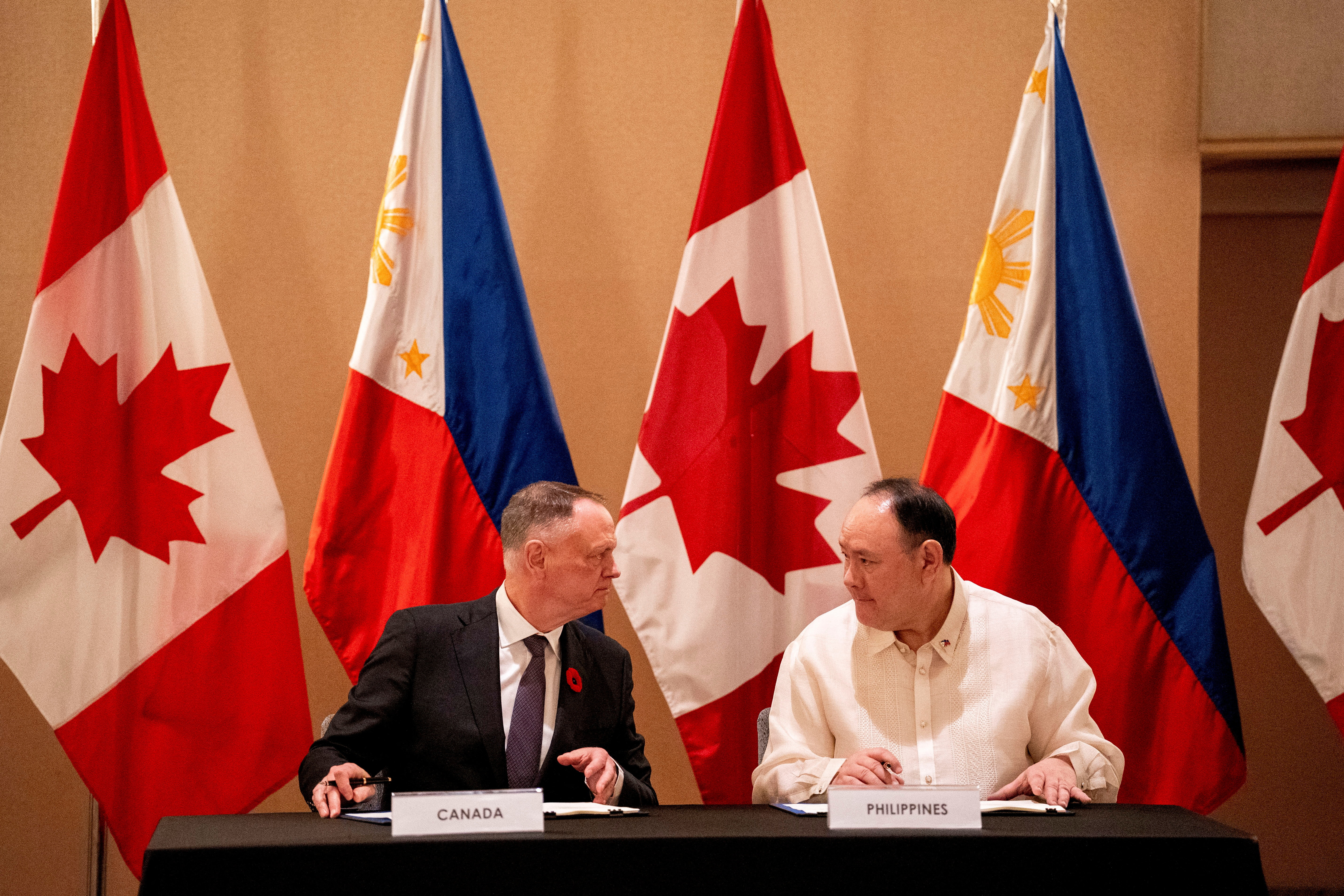 Philippines and Canada Defence Ministers meet in Makati City