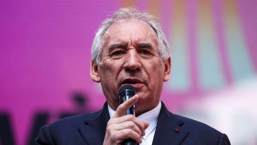Political rally of the Renaissance party in Saint-Denis near Paris