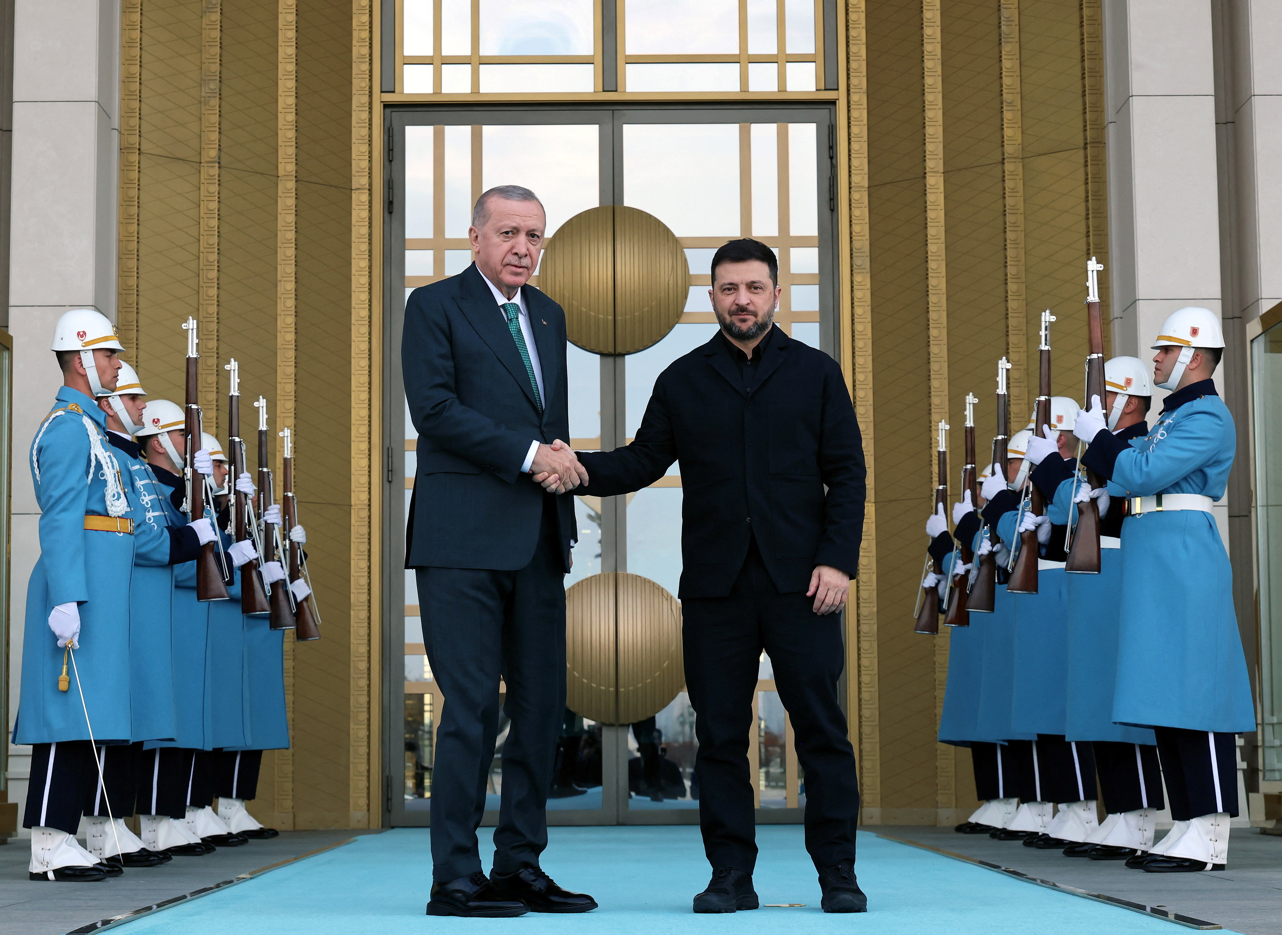 Ukraine's President Zelenskiy visits Ankara