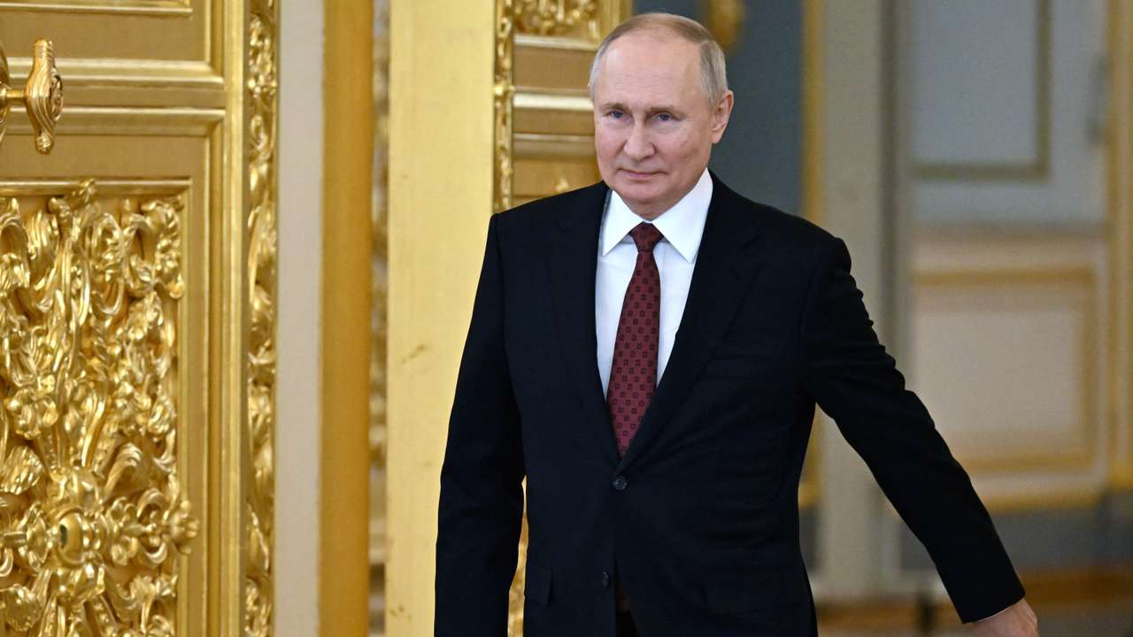 Russian President Putin receives new ambassadors to Russia at Kremlin ceremony