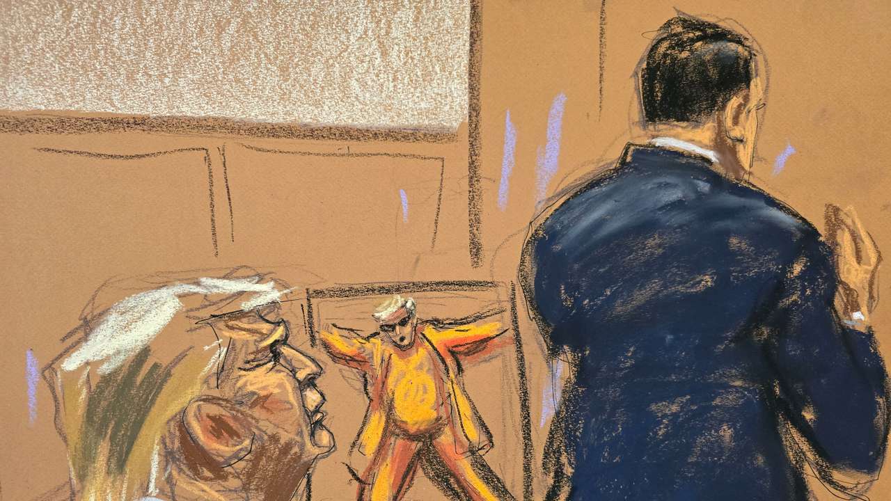 Former U.S. President Donald Trump appears at court in New York