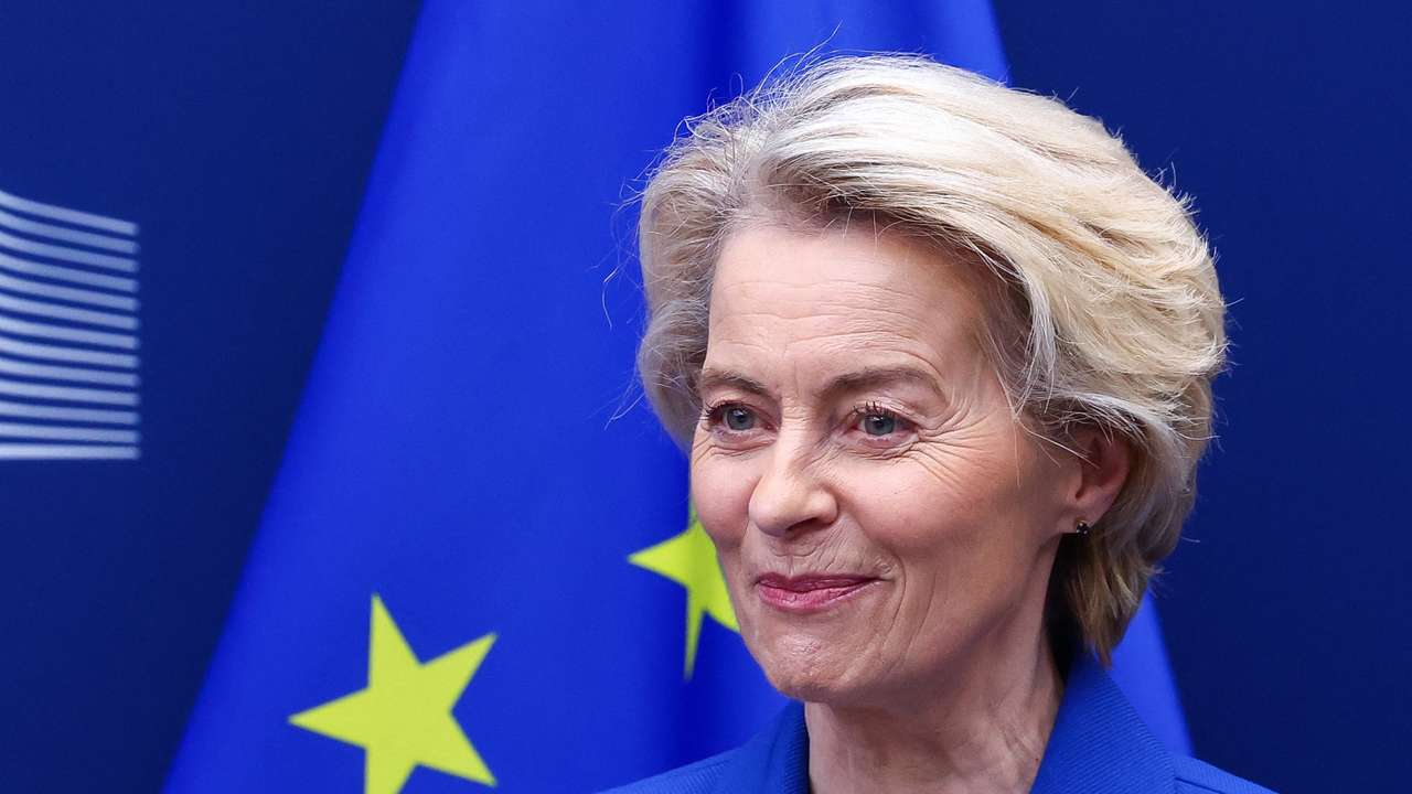 European Commission President von der Leyen meets with Iceland's Prime Minister Frostadottir in Brussels