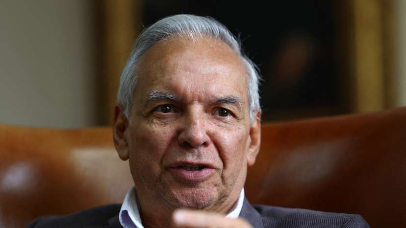 Ricardo Bonilla, Colombian Minister of Finance and Public Credit, speaks during an interview with Reuters in Bogota