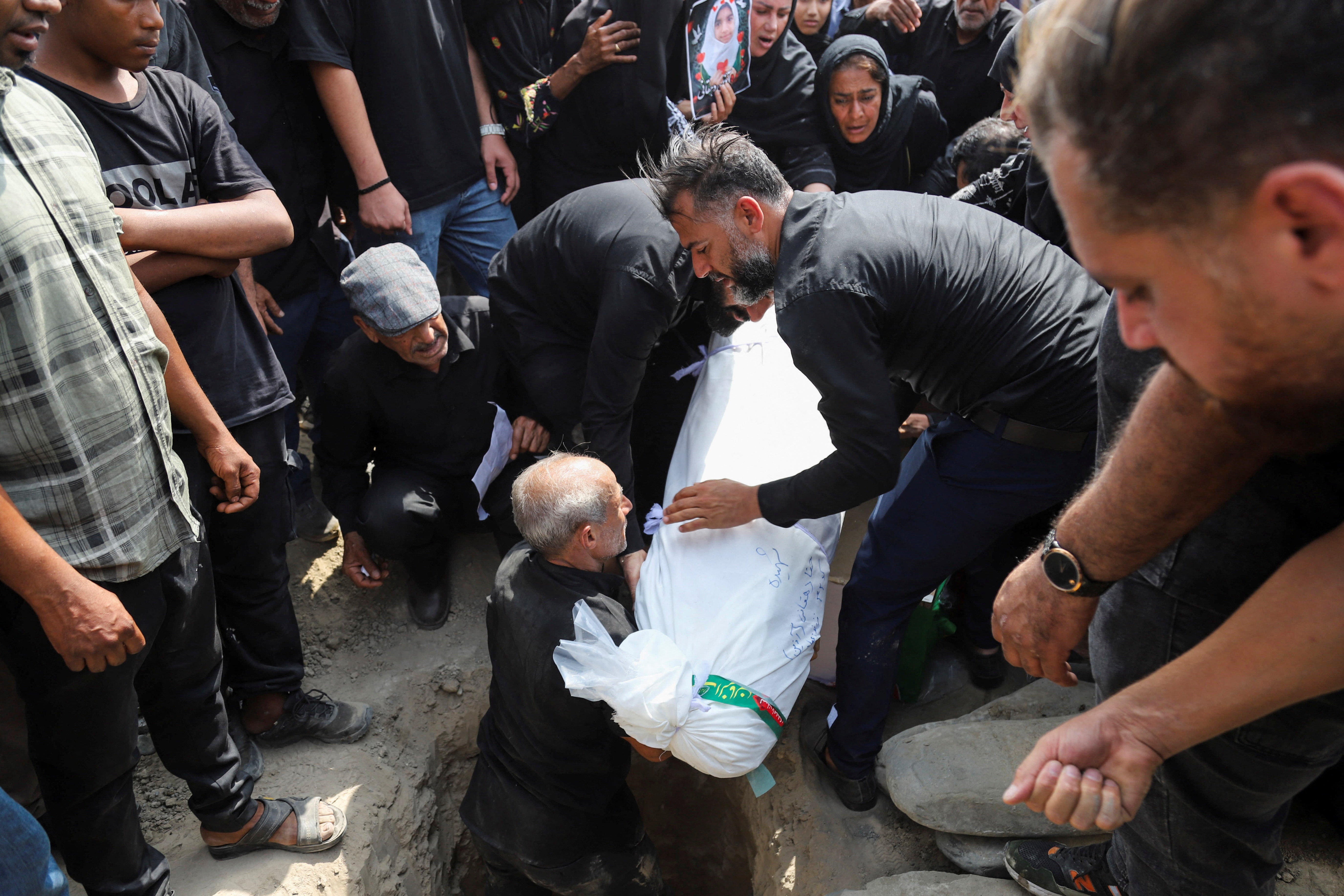 Funeral of the victims following an Israeli strike on a school in Minab