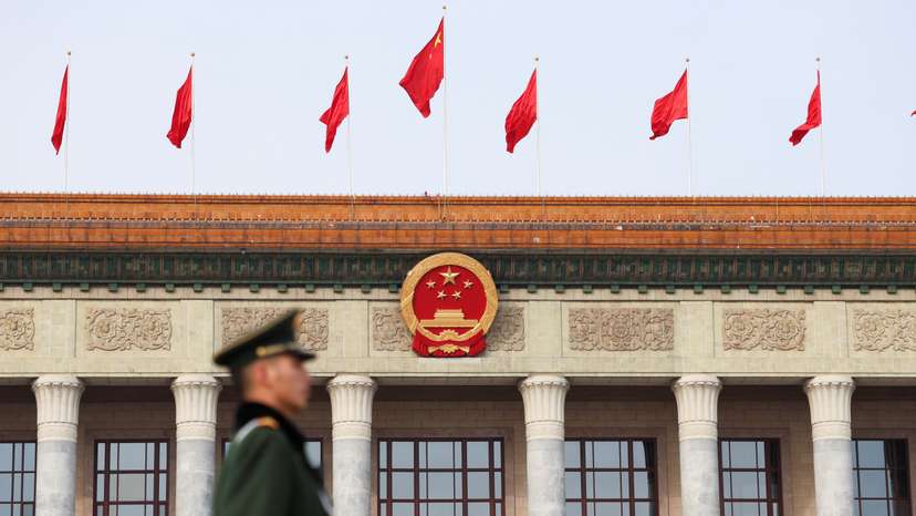 Opening session of the Chinese People's Political Consultative Conference (CPPCC) at the Great Hall of the People in Beijing