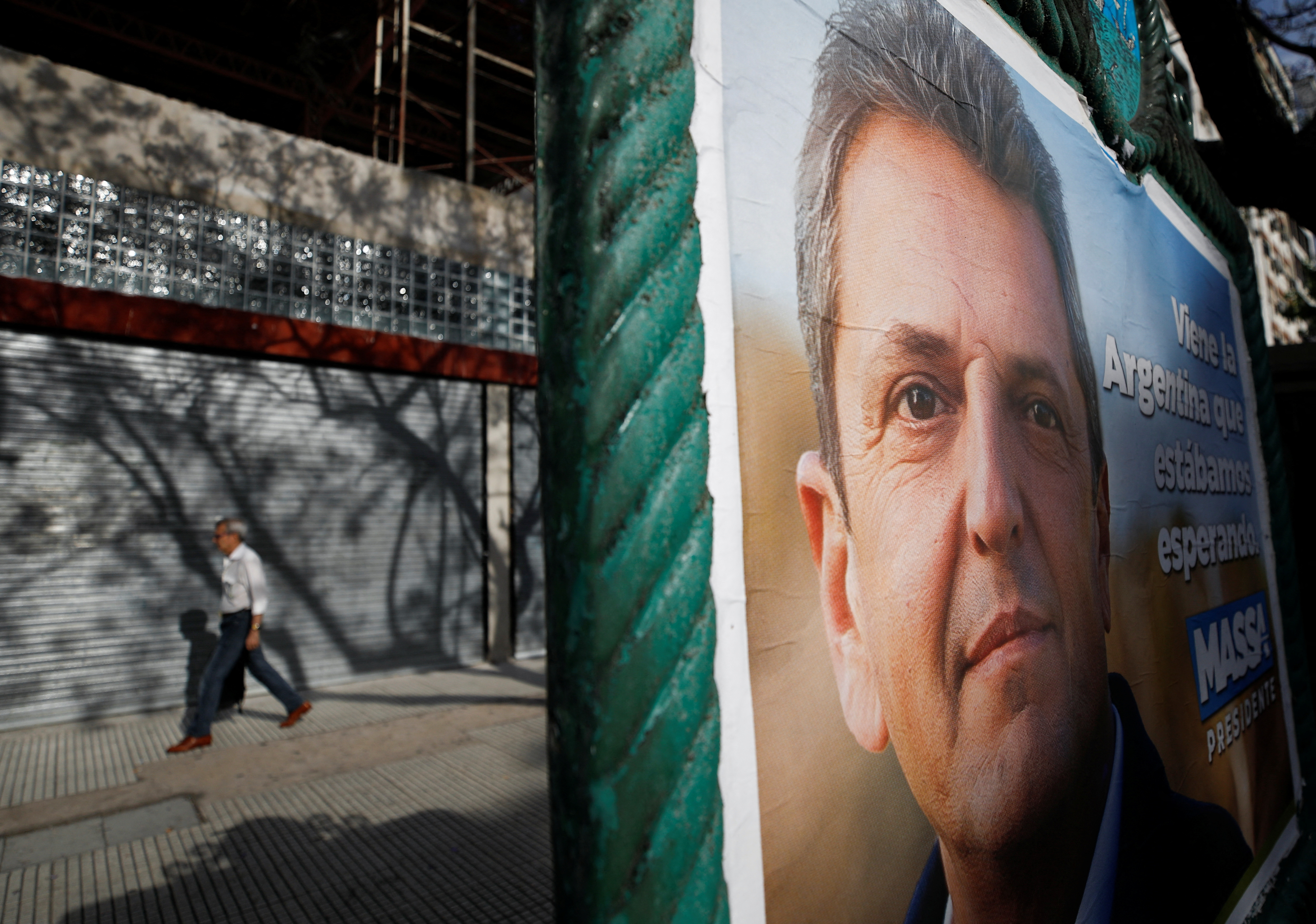 FILE PHOTO: The city of Buenos Aires gets ready for the runoff election