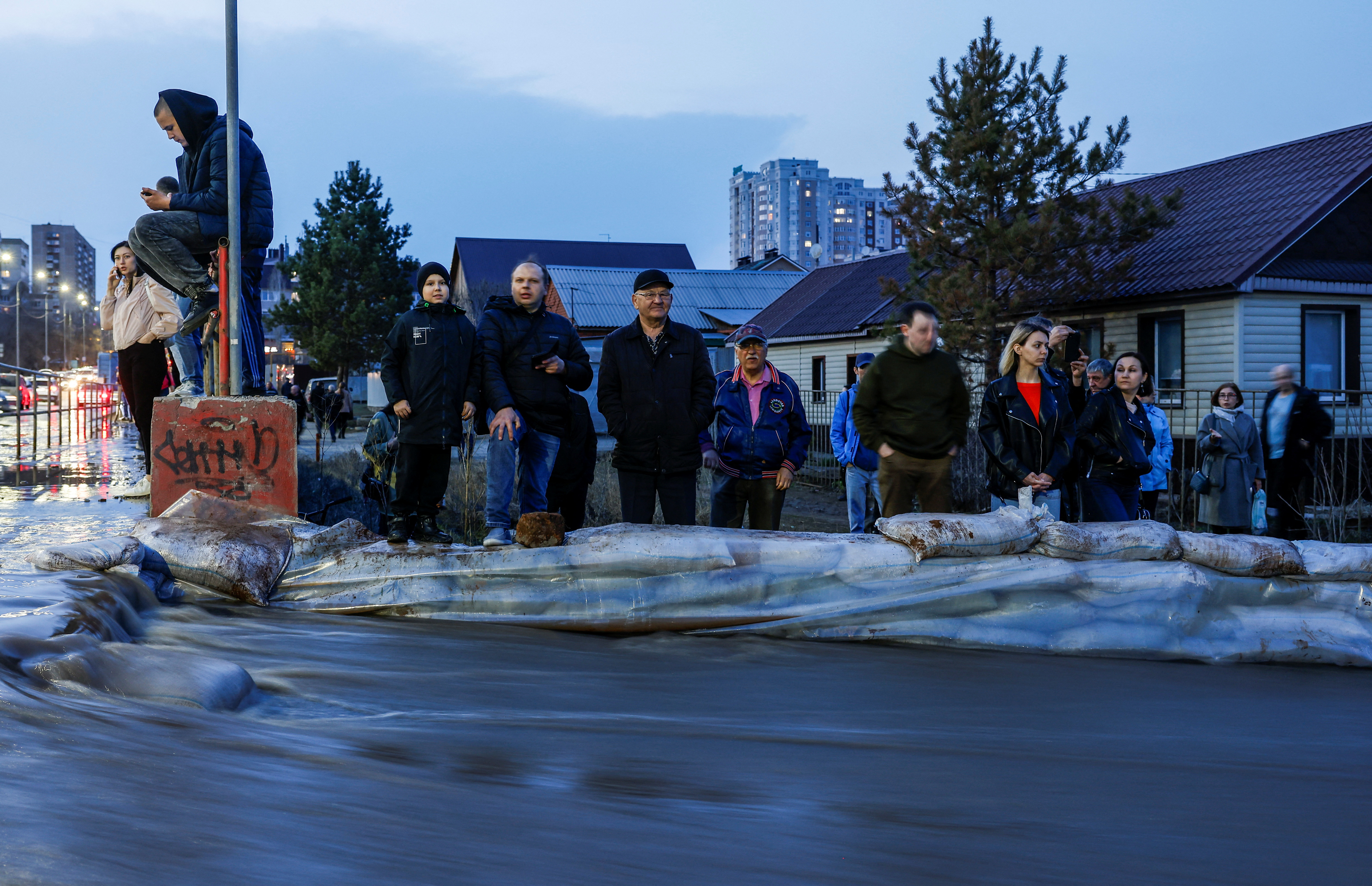 Flooding in Orenburg region