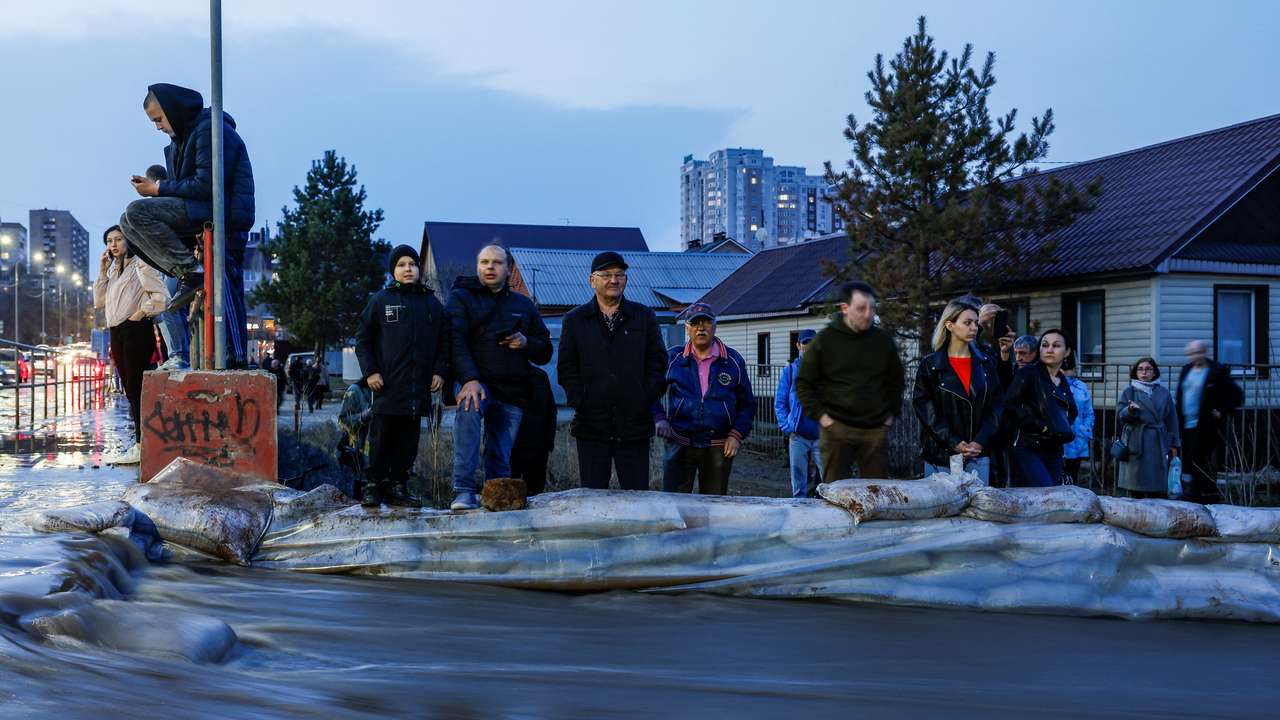 Flooding in Orenburg region