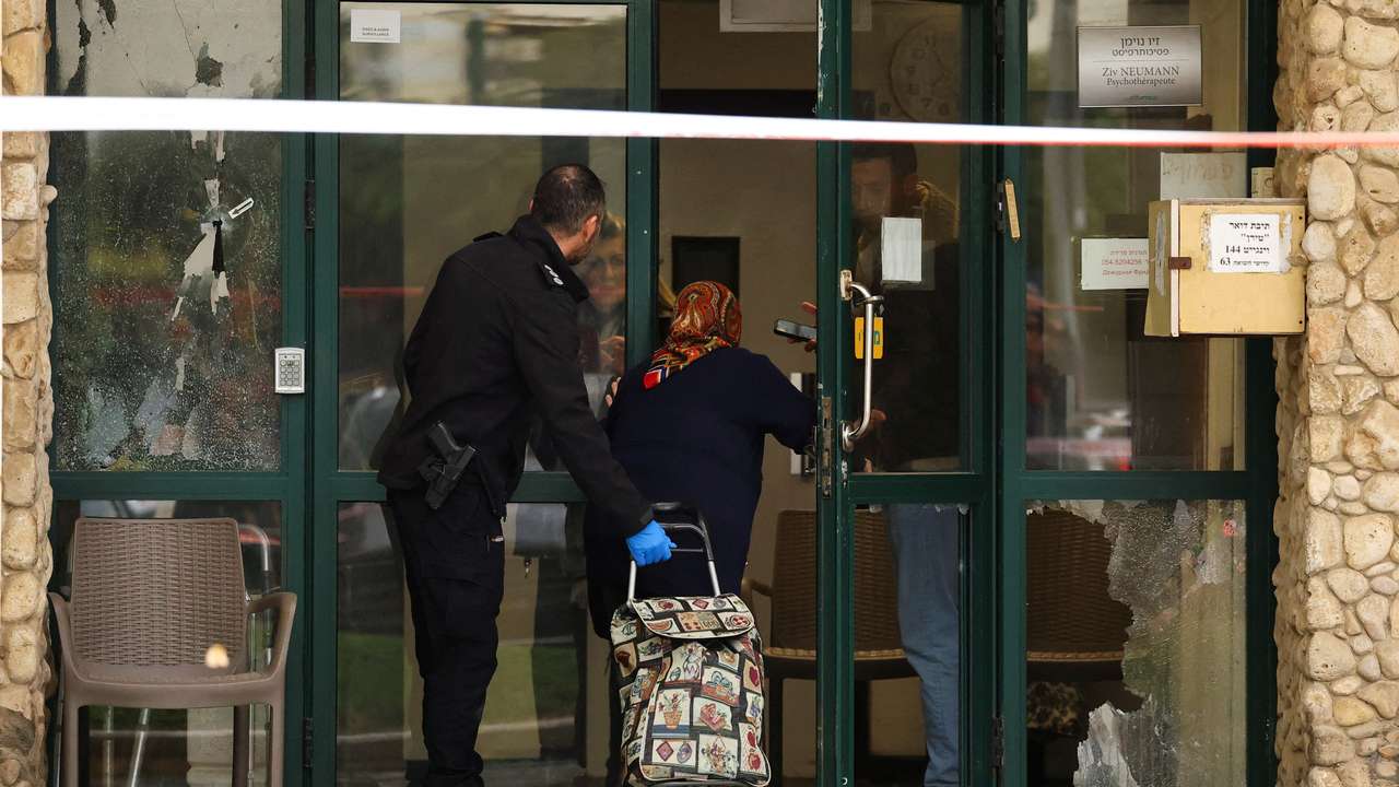 Scene of a suspected attack near Herzliya