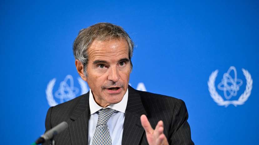 IAEA chief Grossi holds press conference