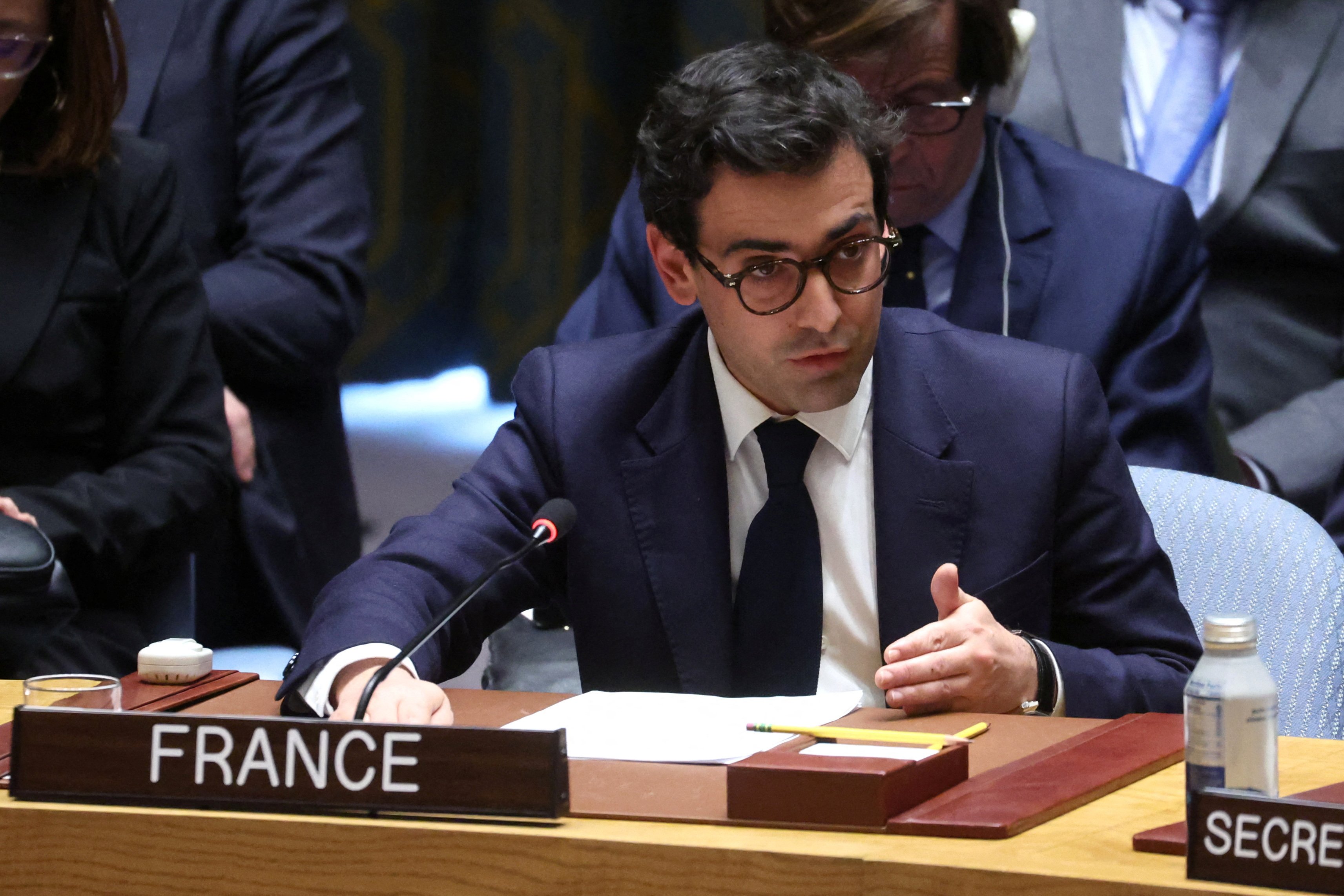 United Nations Security Council holds meeting on Ukraine ahead of 2nd anniversary of Russian invasion, at U.N. headquarters in New York