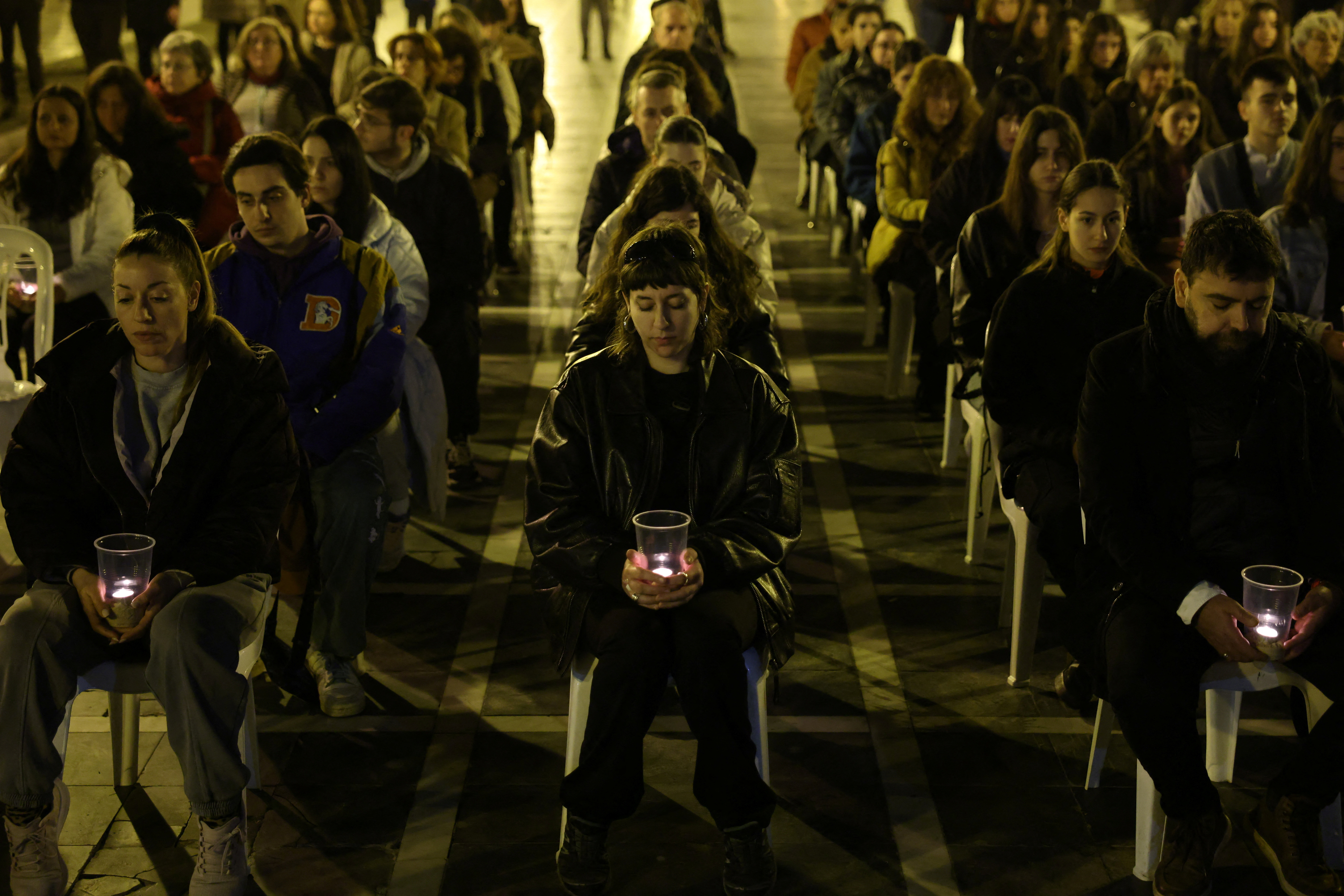 Demonstration marking a year from Greece’s deadliest train crash, in Thessaloniki