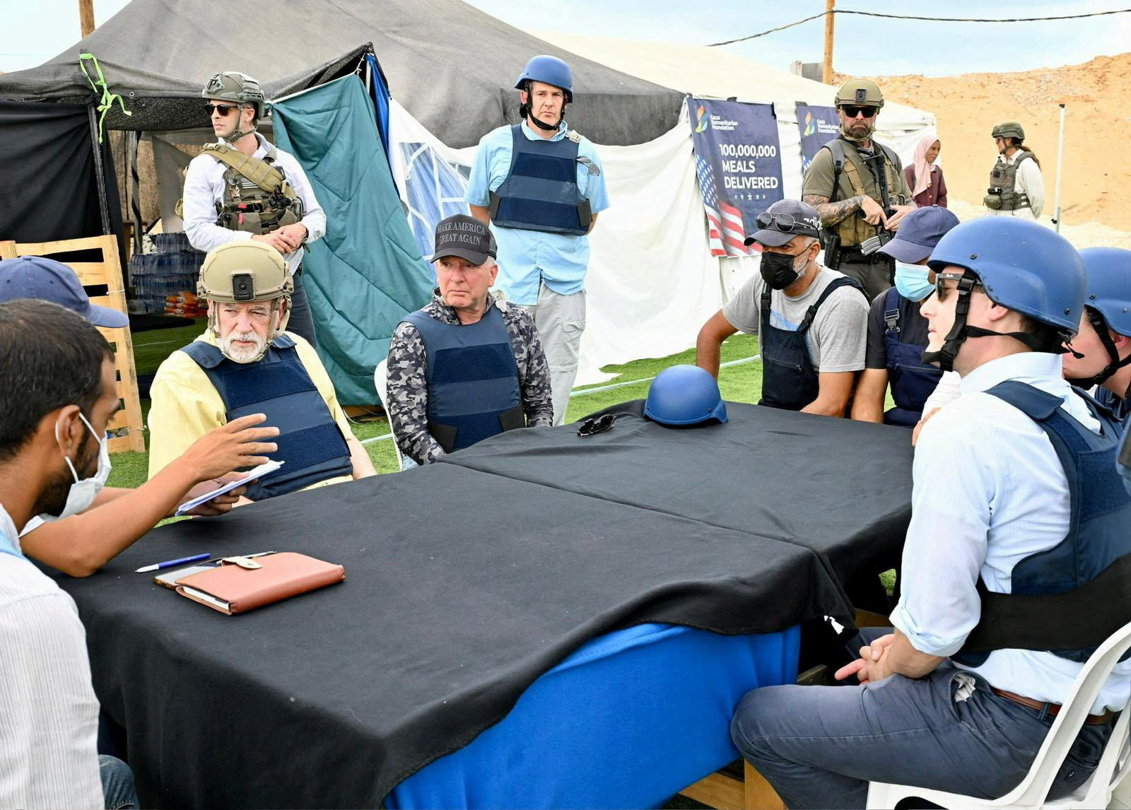 U.S. Special Envoy to the Middle East Steve Witkoff and U.S. Ambassador to Israel Mike Huckabee visit Gaza