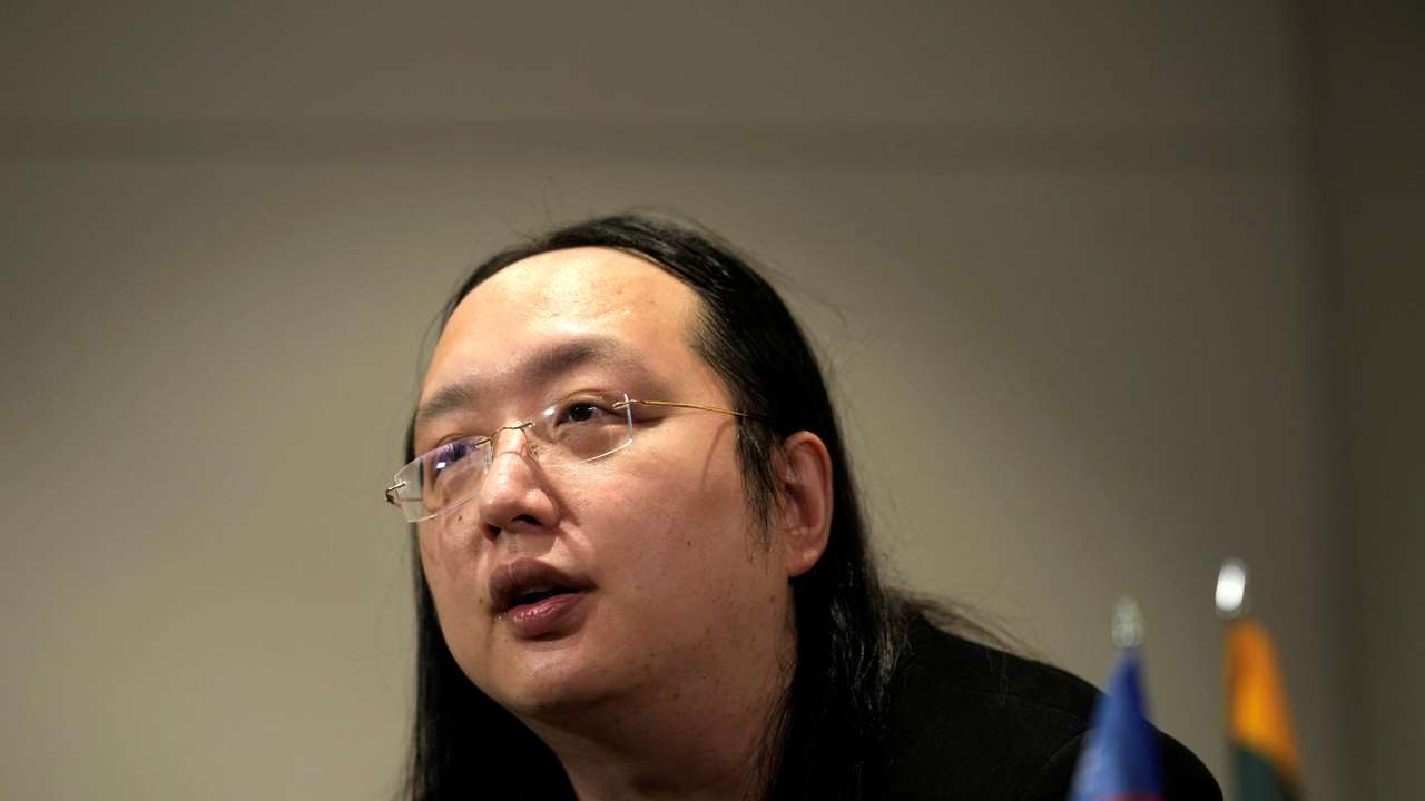 Taiwan's Digital Minister Audrey Tang in Vilnius