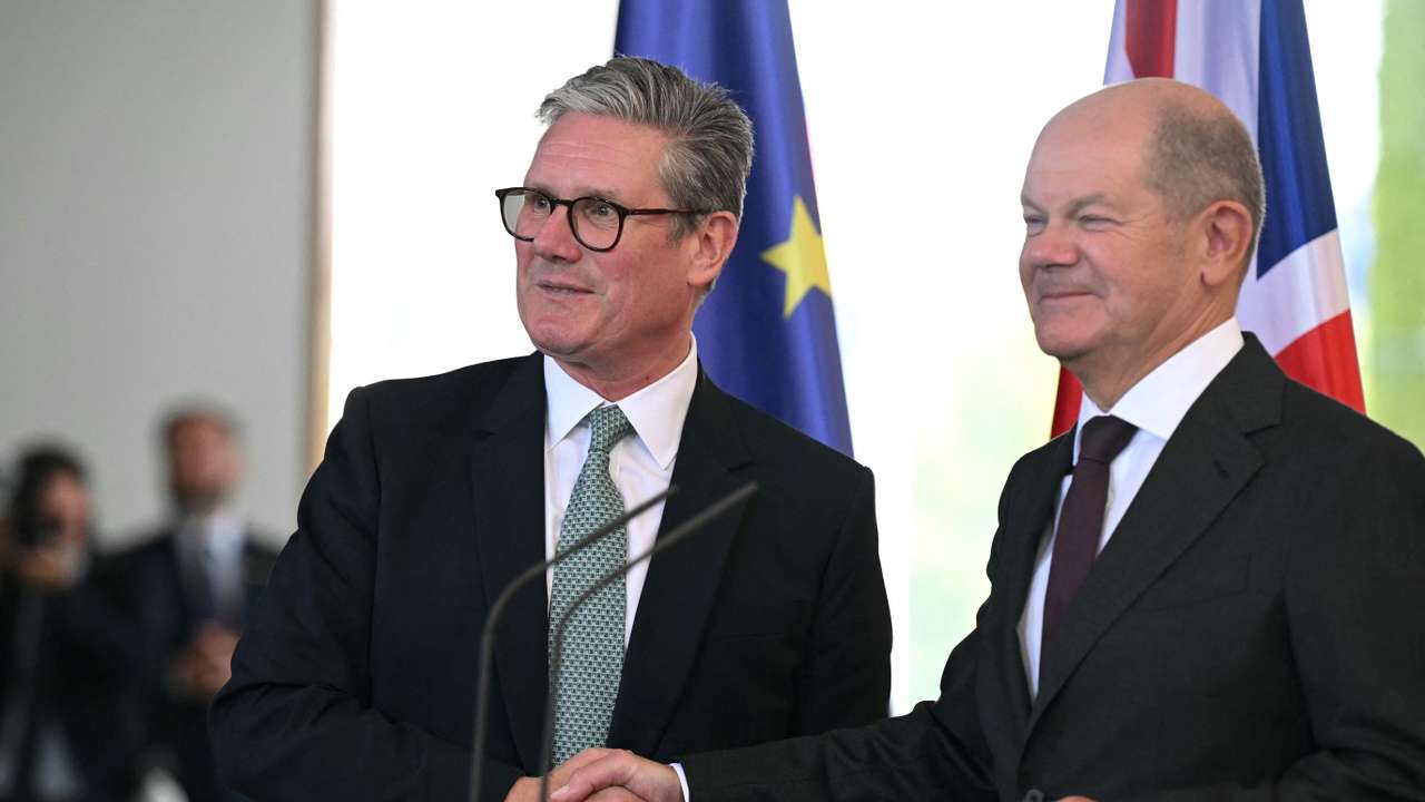 Britain's PM Starmer visits Berlin