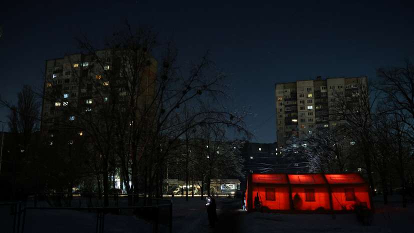 Power blackout in Kyiv