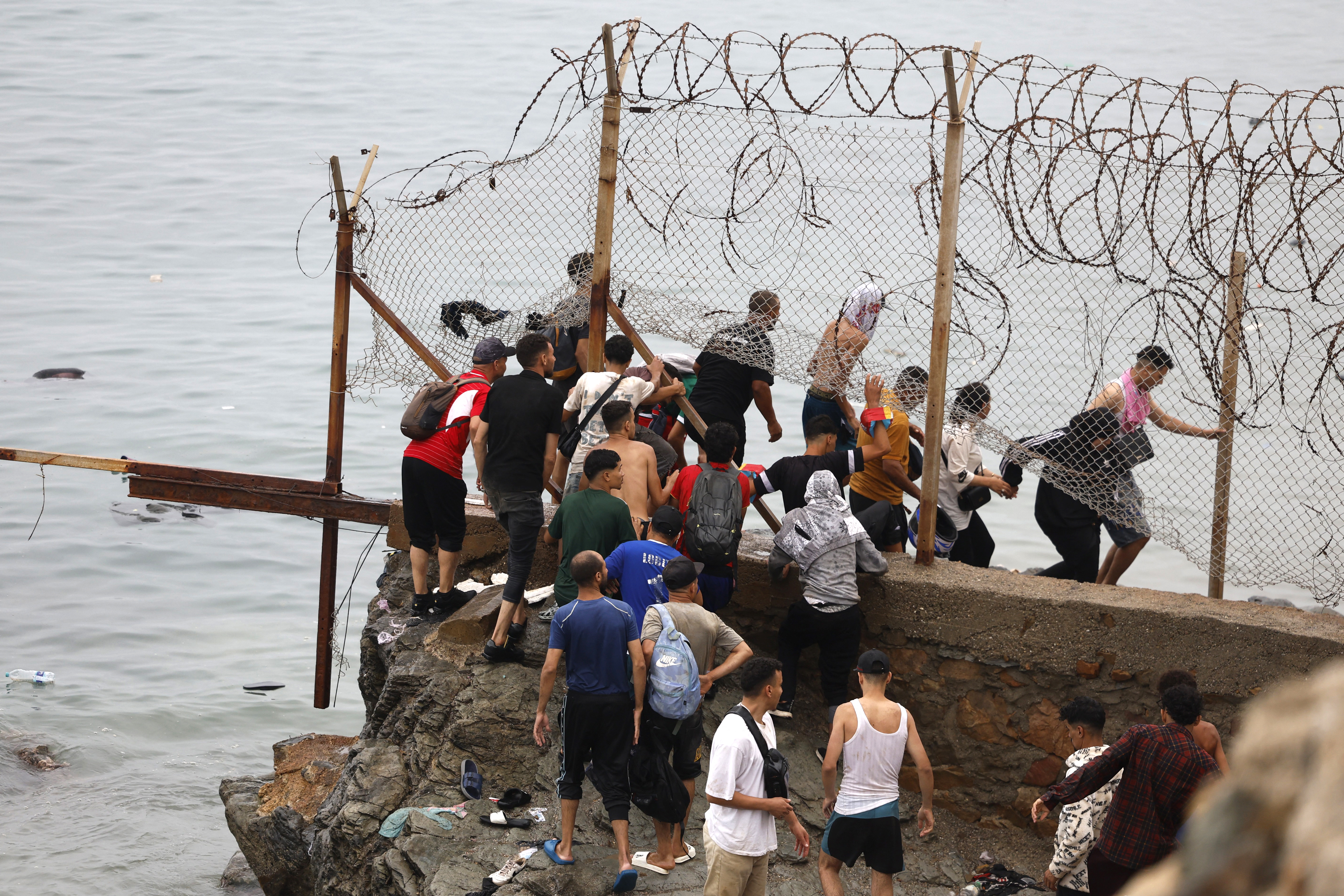 Ceuta migrants