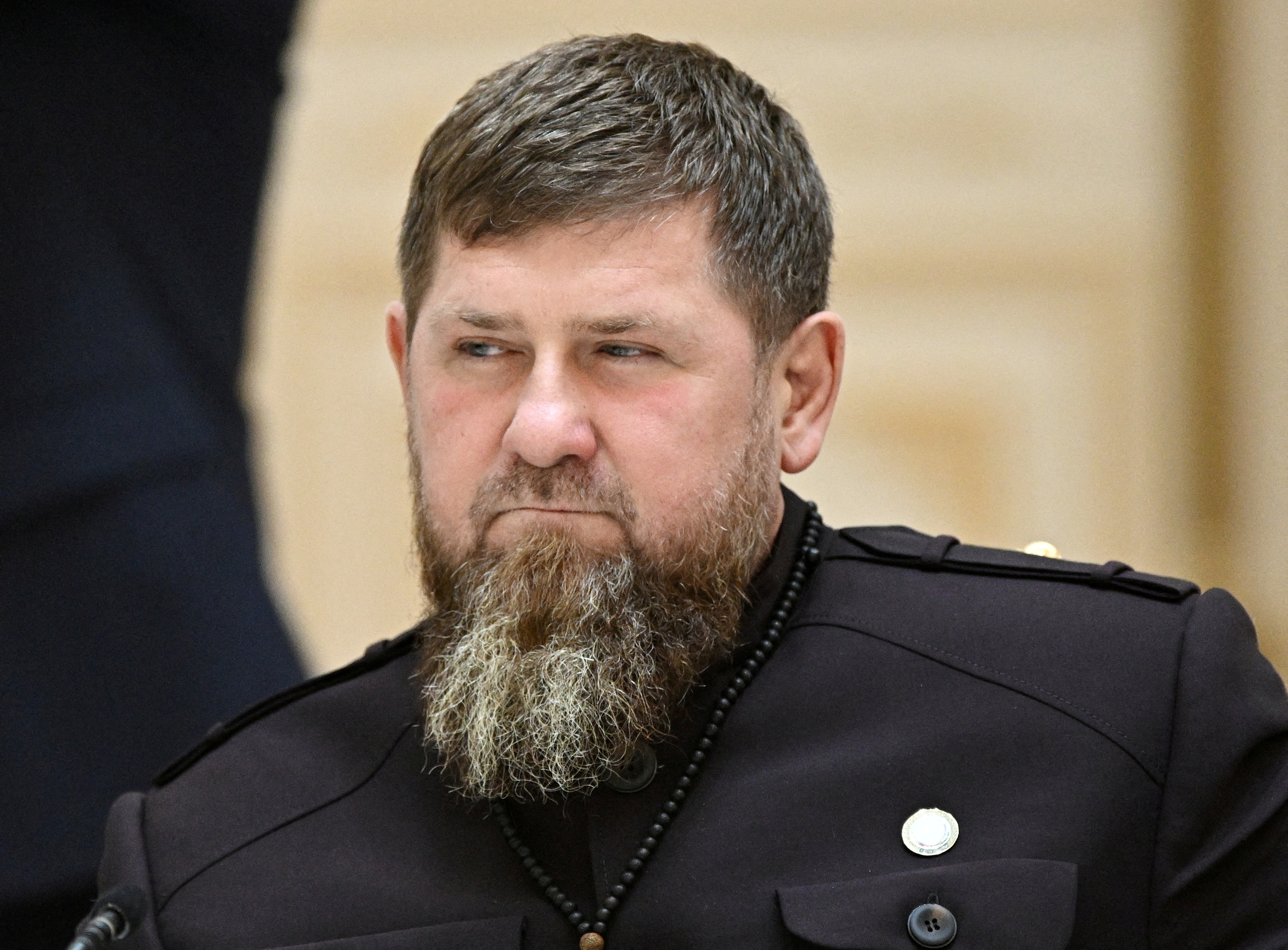 FILE PHOTO: Head of Russia's Chechen Republic Kadyrov attends a meeting of Russian President Putin and Uzbek President Mirziyoyev in Tashkent