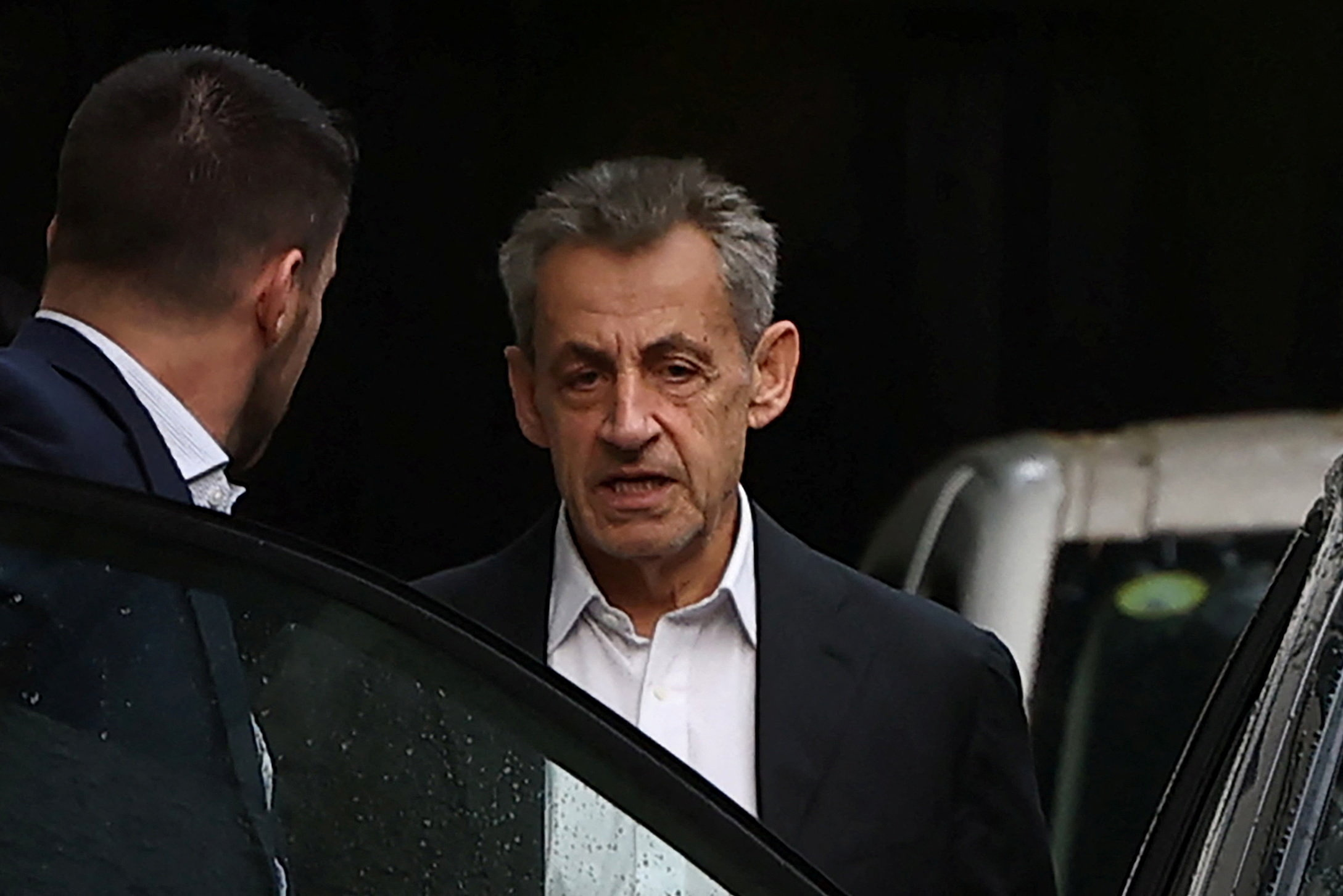 Former French President Sarkozy in Paris the day before of his five-year prison sentence start