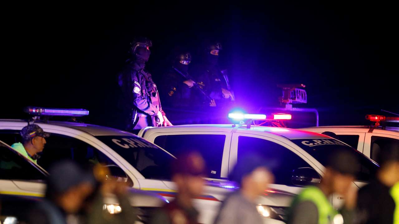 Venezuelan migrants arrive on a flight after being deported from the United States, in Caracas