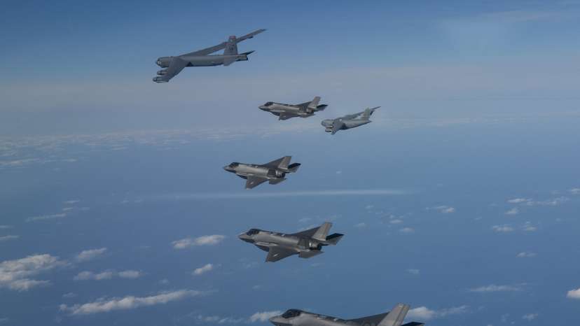 FILE PHOTO: A joint air drill between U.S. and South Korea