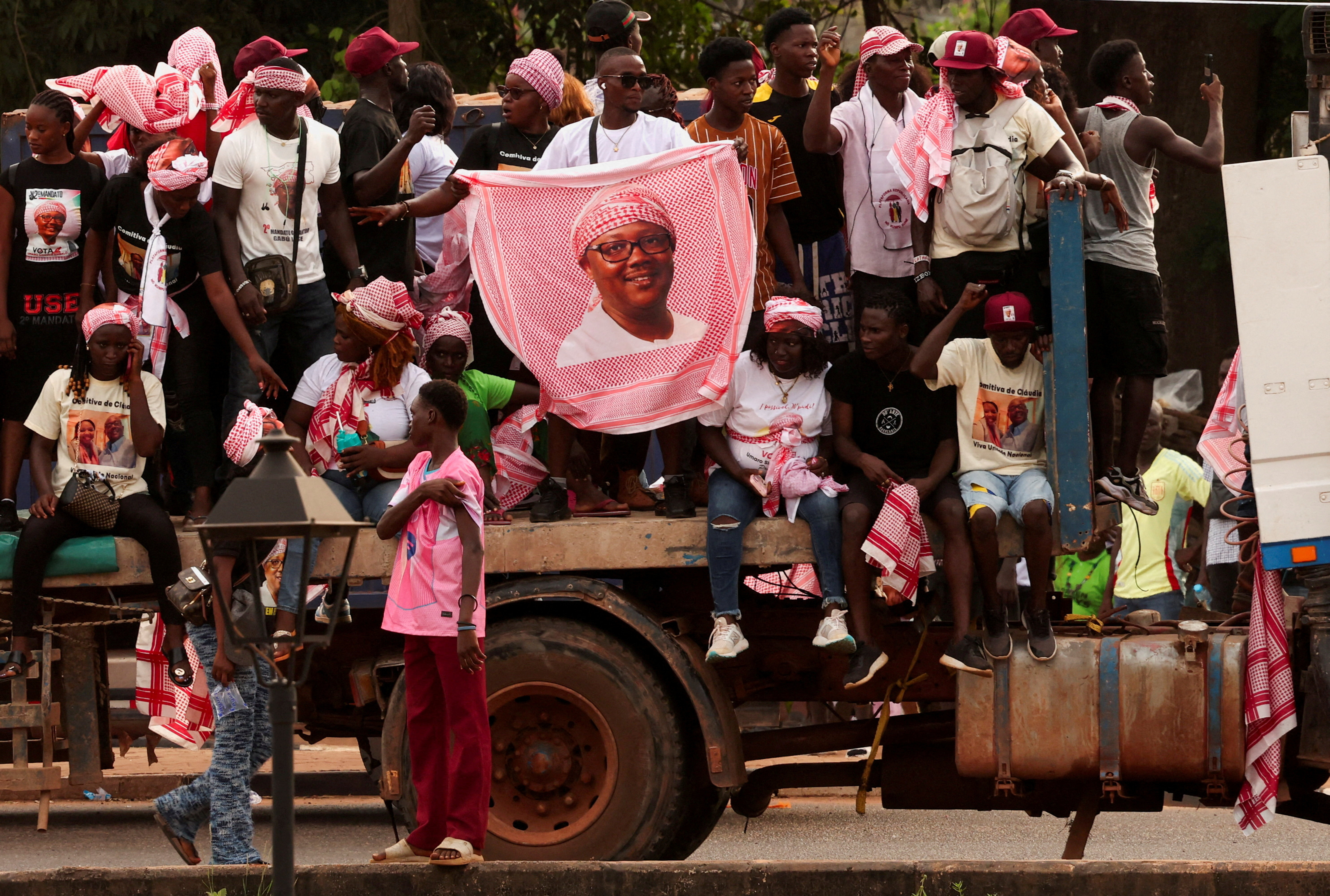 Final campaign rally of Guinea-Bissau President Umaro Sissoco Embalo in Bissau