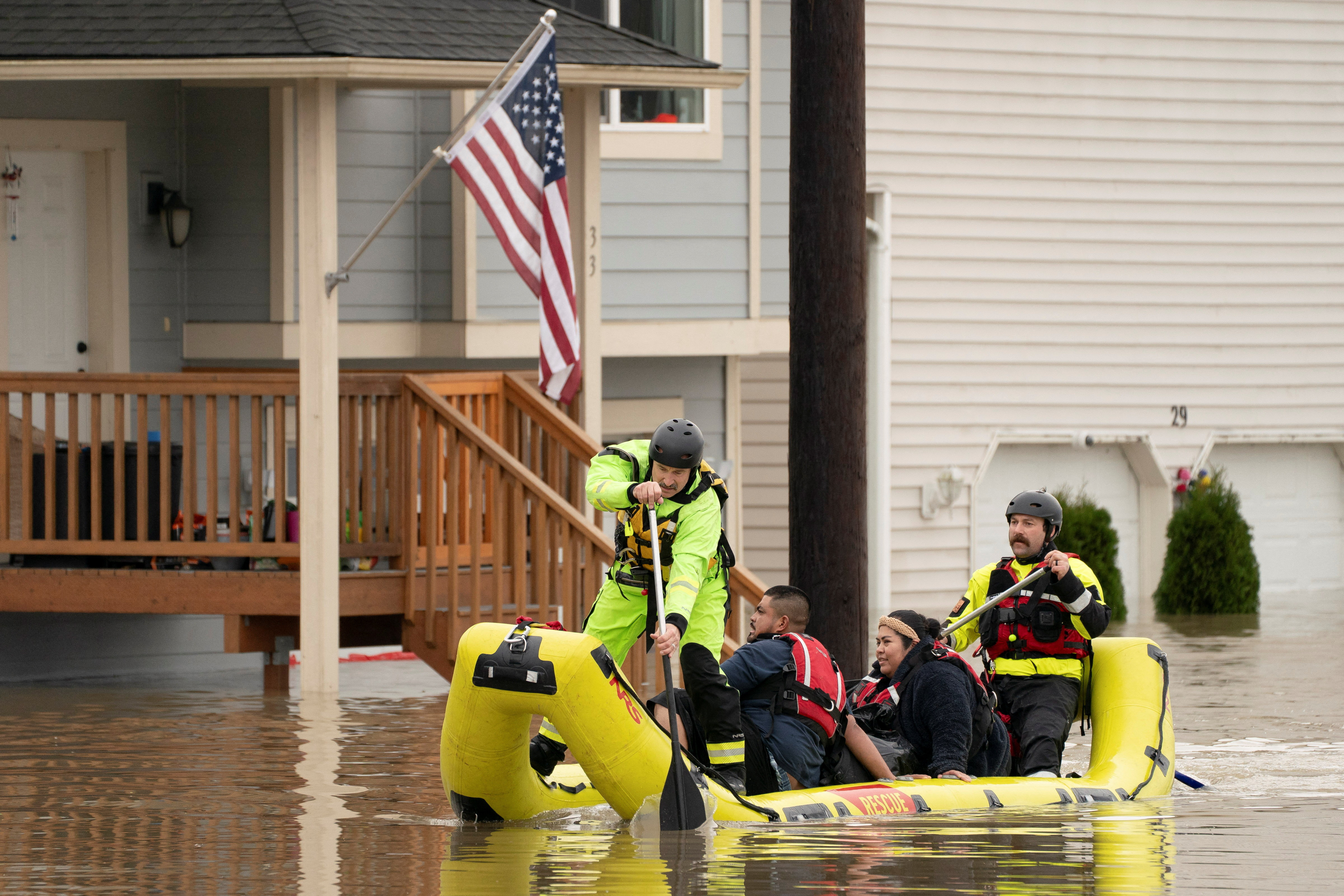 Atmospheric river brings rain and flooding to the Pacific Northwest