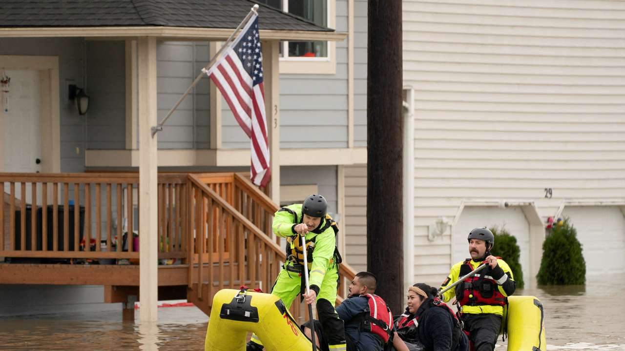 Atmospheric river brings rain and flooding to the Pacific Northwest