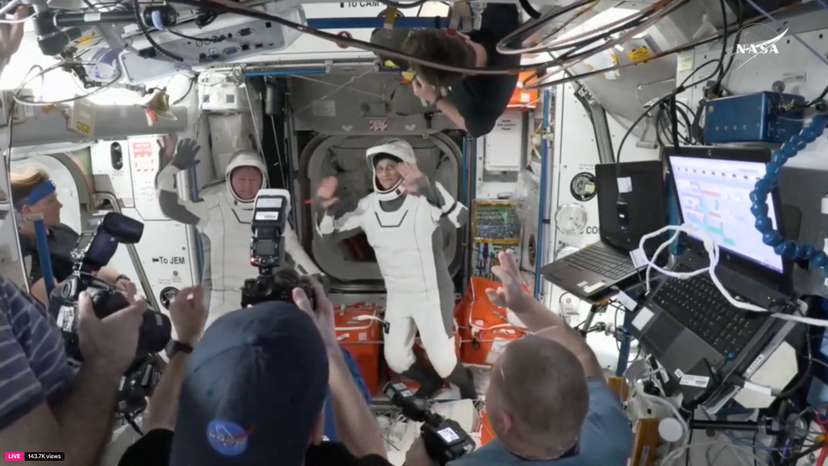 NASA astronauts Butch Wilmore and Suni Williams begin their return to Earth