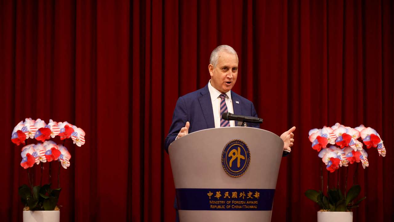 News conference of U.S. House of Representatives Taiwan Caucus in Taipei