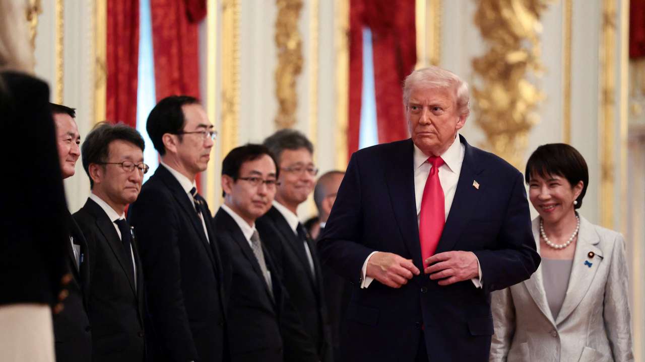 U.S. President Donald Trump meets with Japanese Prime Minister Sanae Takaichi in Tokyo