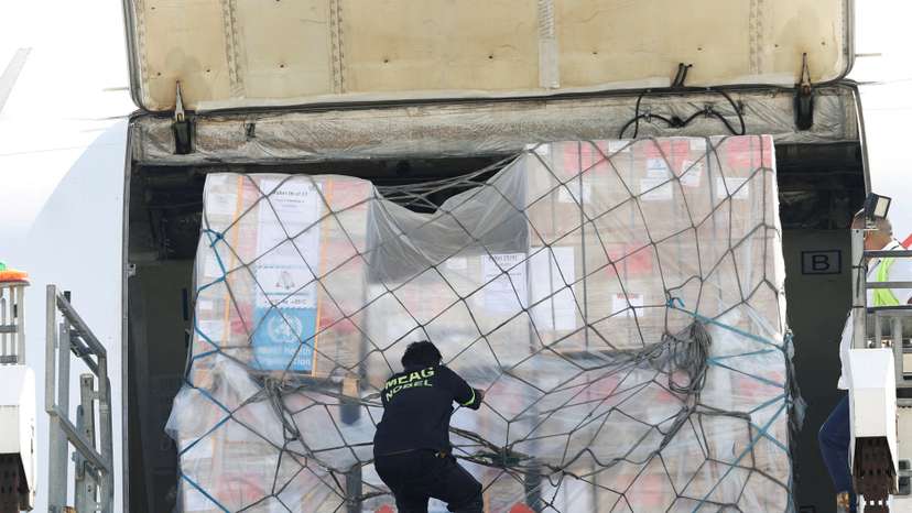 Medical aid shipment from WHO and UNHCR arrives in Beirut