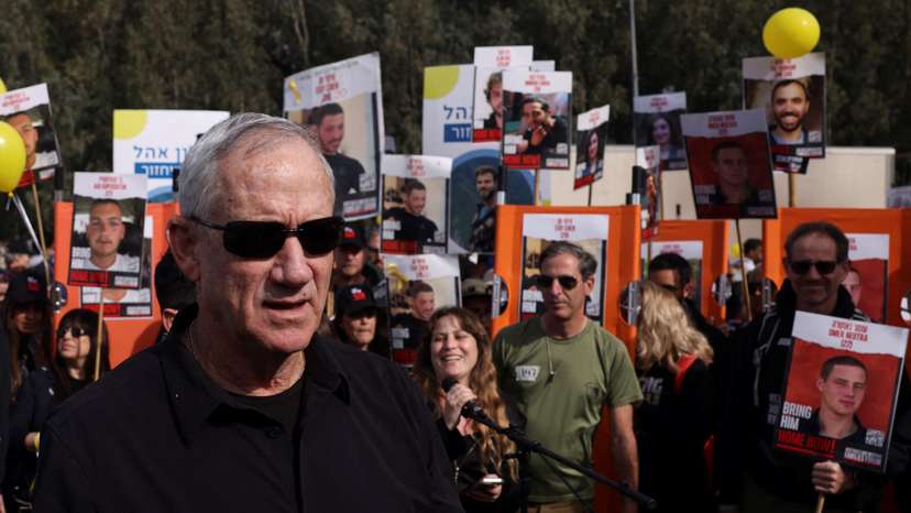 March for the hostages kidnapped on the deadly October 7 attack, near Beit Shemesh