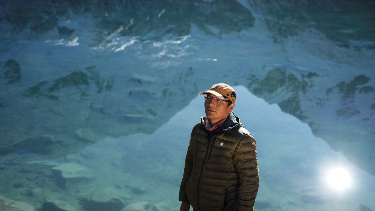 Peruvian farmer Saul Luciano Lliuya, who is suing German energy utility RWE