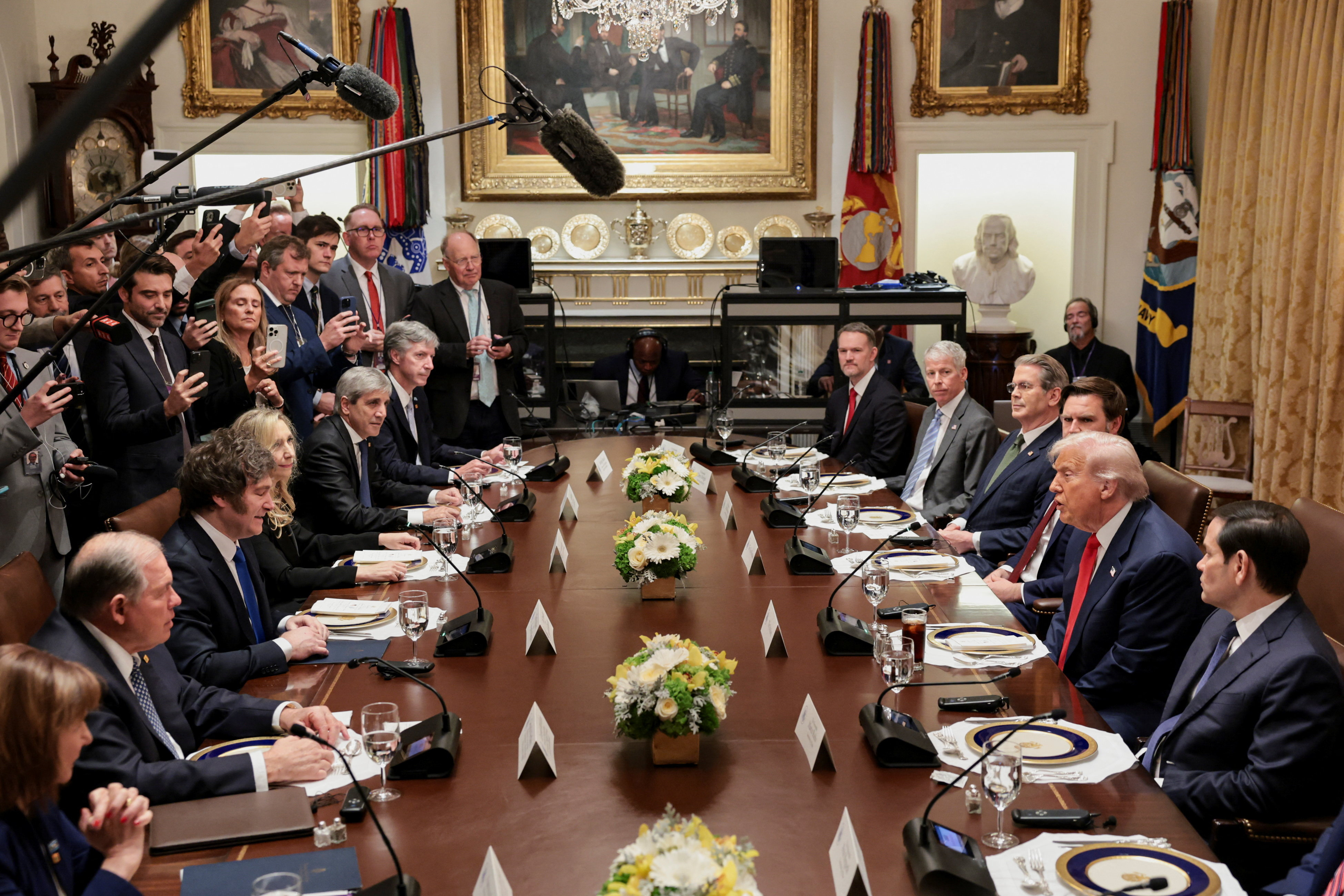 Argentine President Javier Milei visits Washington