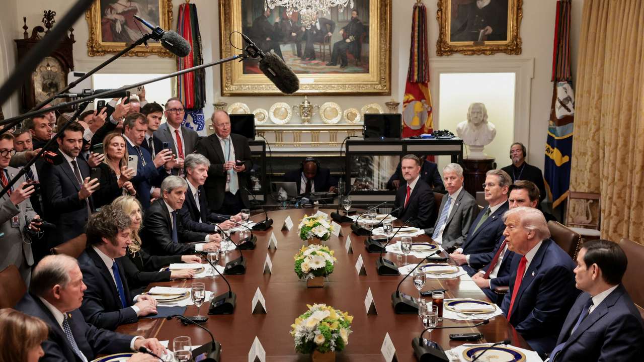 Argentine President Javier Milei visits Washington
