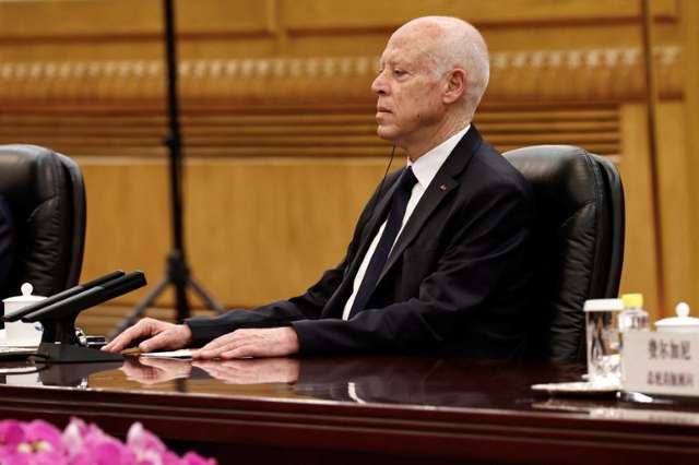 Tunisian President Kais Saied visits China