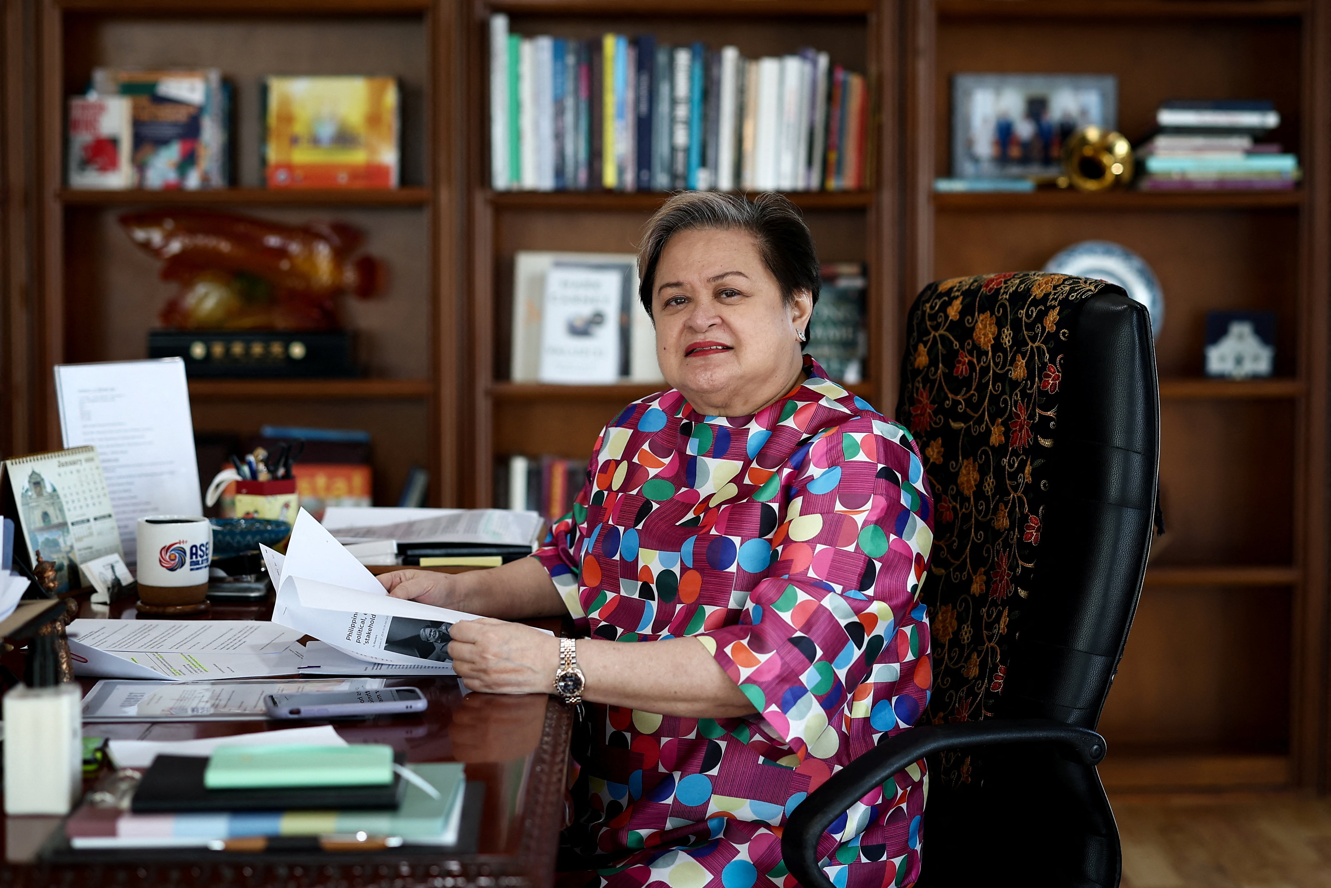 Reuters interviews Philippine Foreign Affairs Secretary Ma. Theresa Lazaro