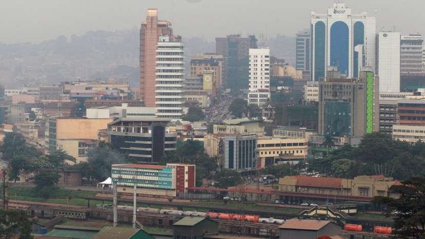 FILE PHOTO: A general view shows the capital city of Kampala in Uganda