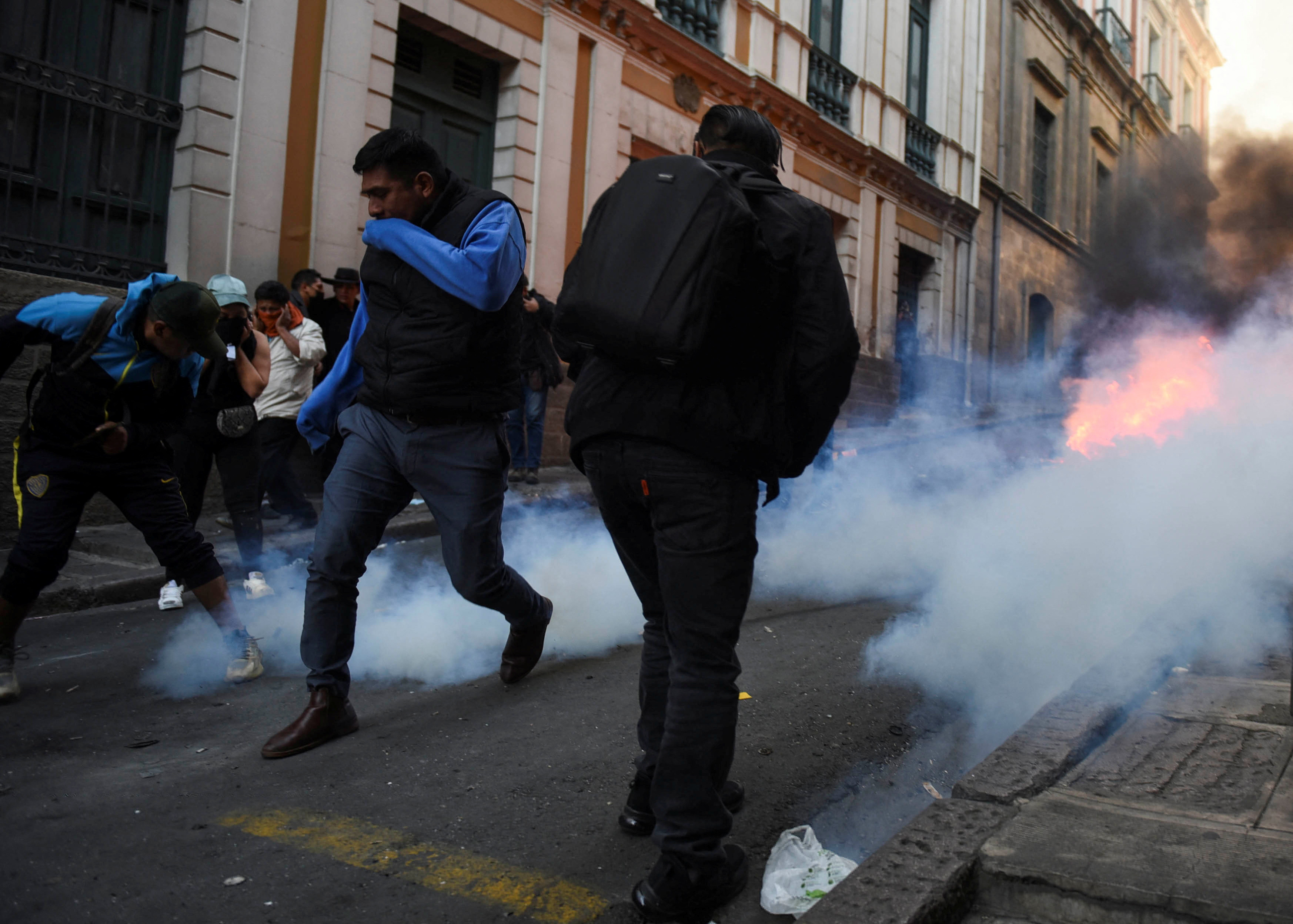 Bolivia's armed forces mobilize as President Arce "denounced the irregular mobilization", in La Paz