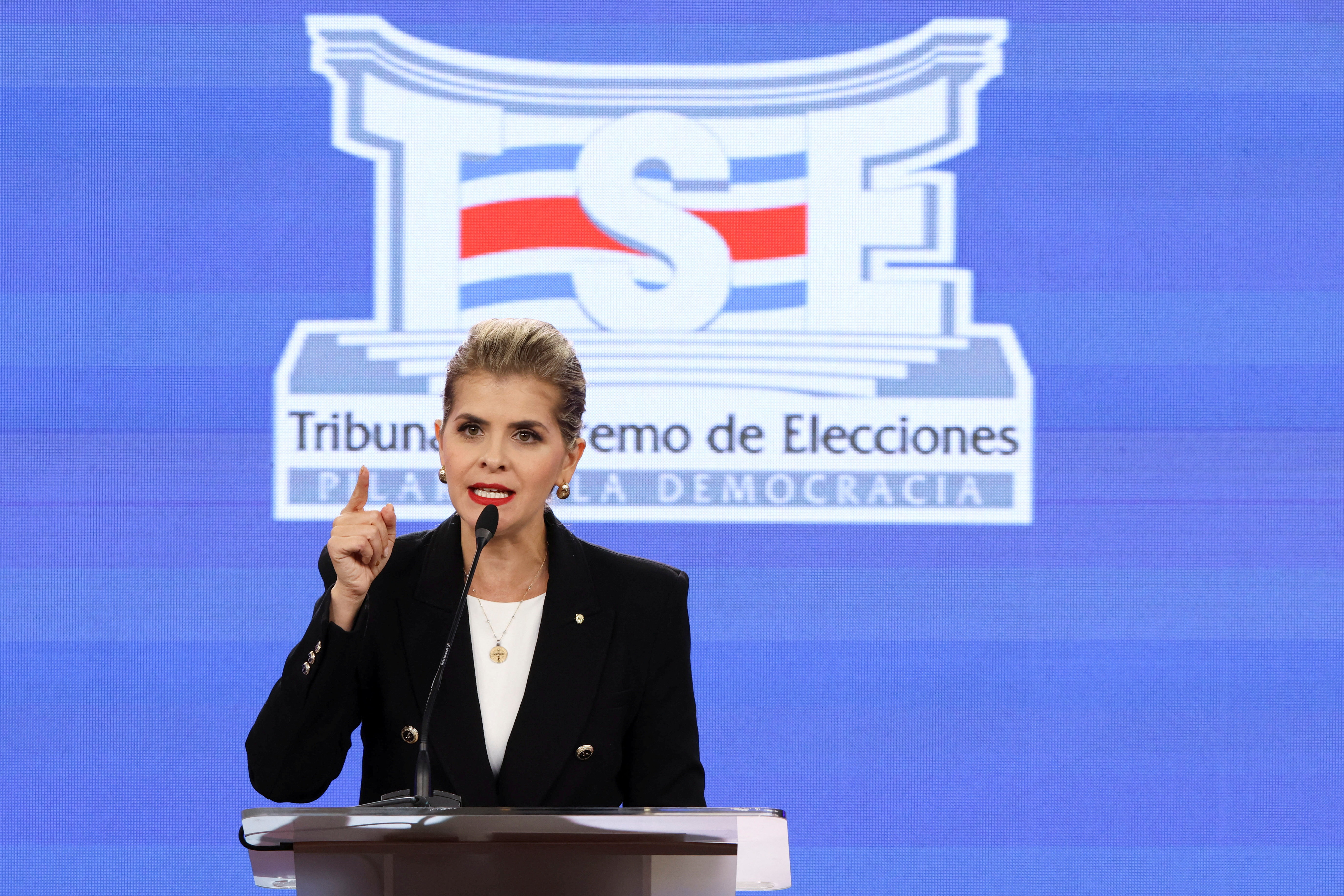 Costa Rica presidential candidates participate in a debate organized by the Supreme Electoral Tribunal