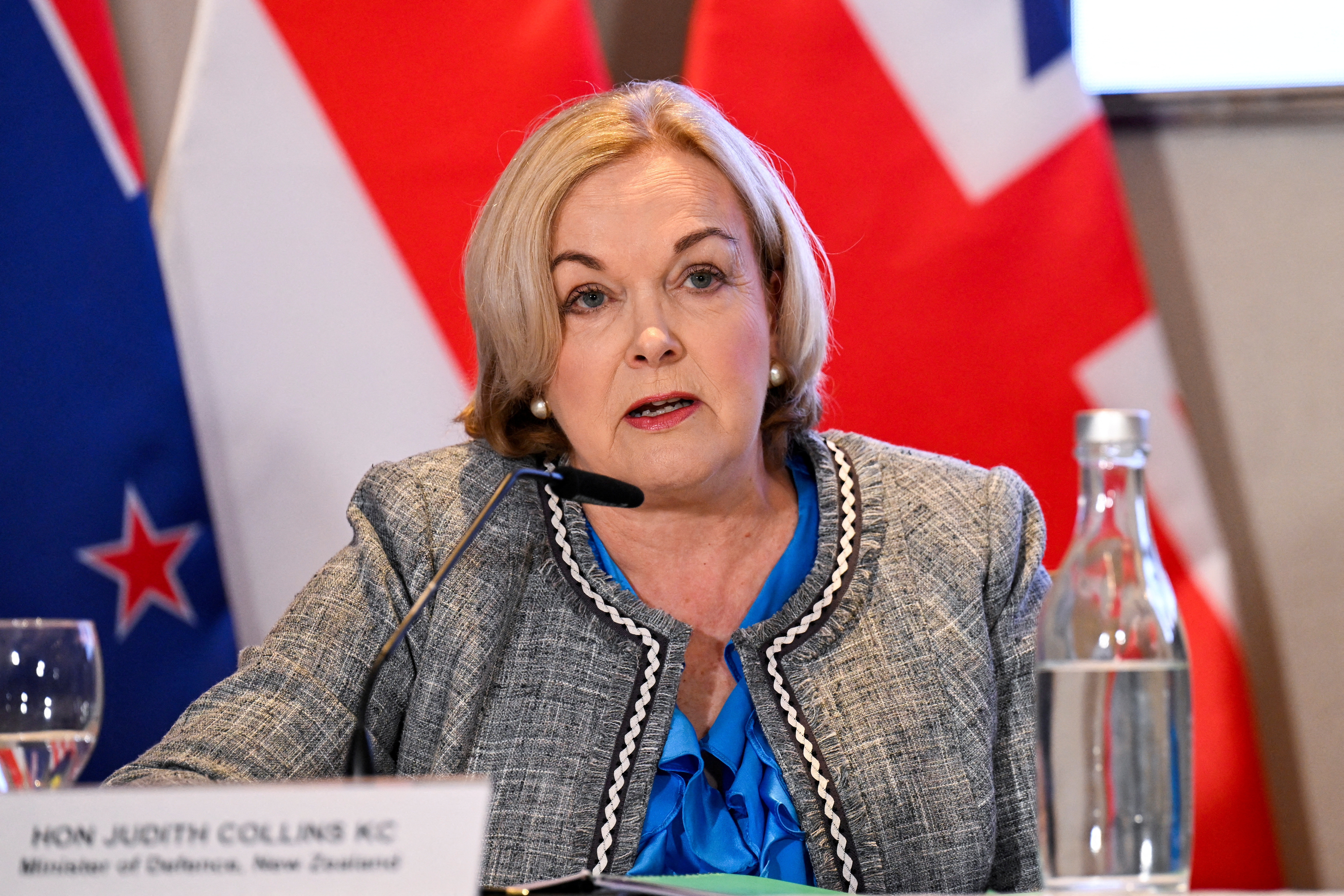 FILE PHOTO: New Zealand Attorney-General Judith Collins is seen in Singapore